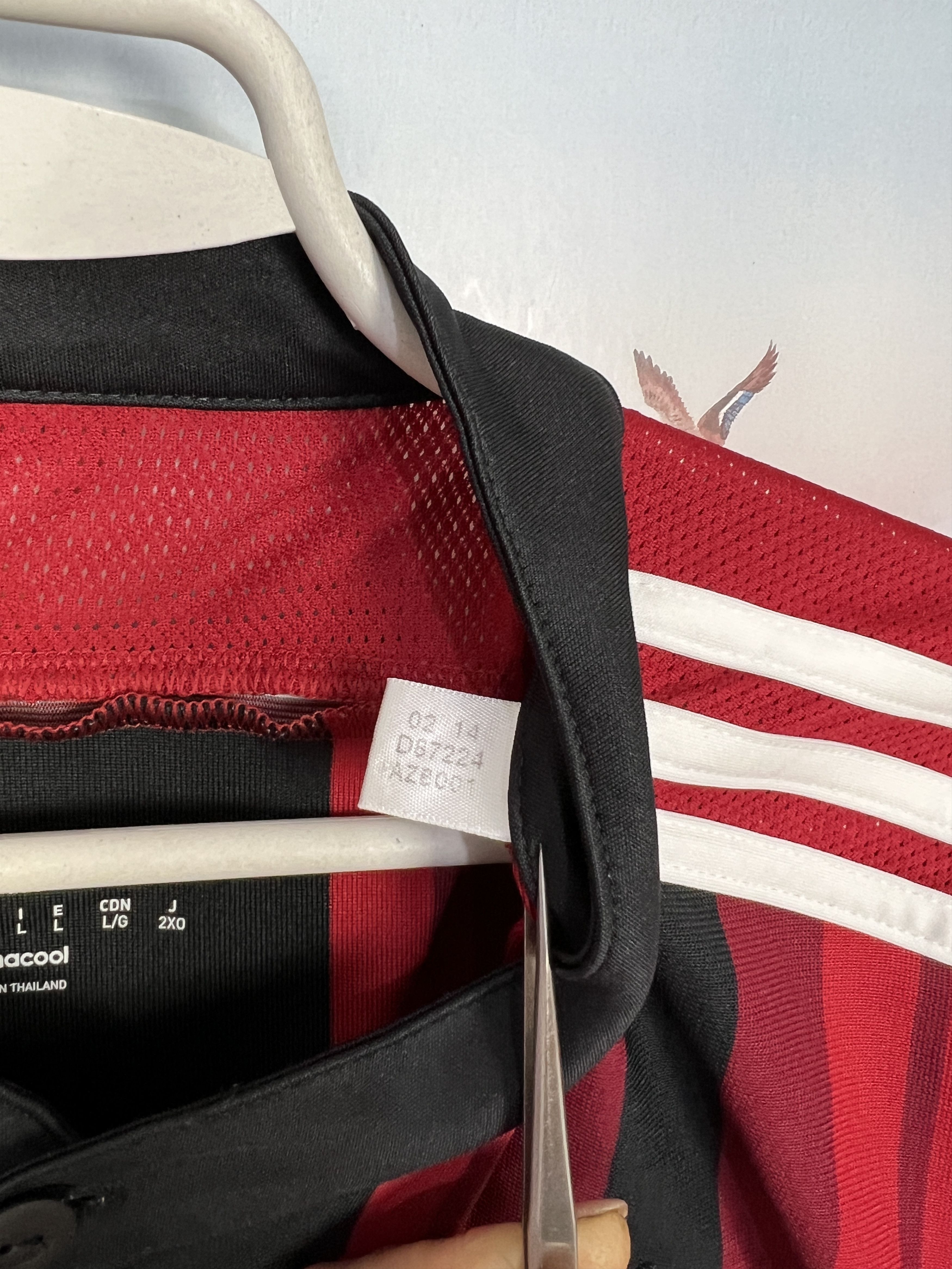 Adidas AC Milan Home football shirt 2014 Soccer Adidas Jersey Mens Size US L / EU 52-54 / 3 - 7 Thumbnail
