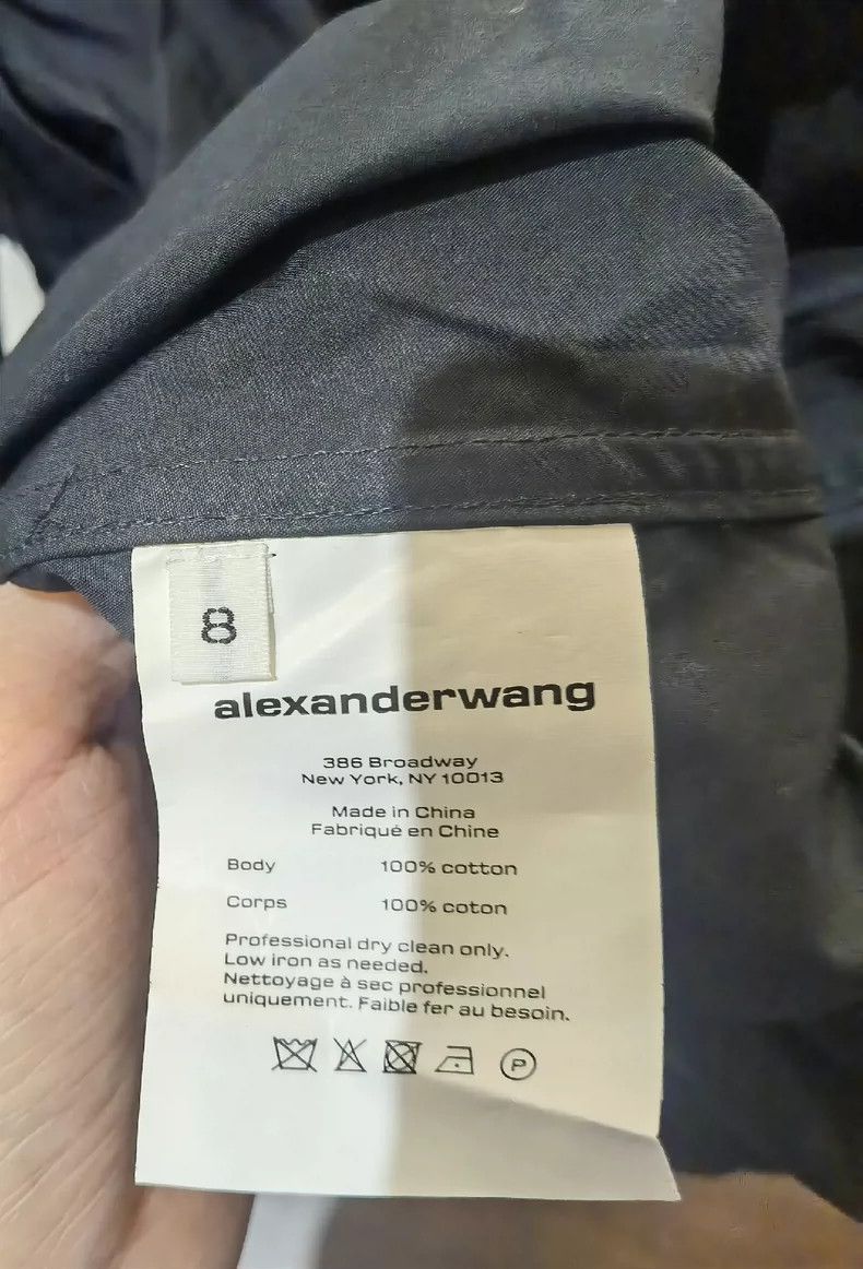 Alexander Wang Alexander Wang Black Button Up Shirt- Size L / US 10 / IT 46 - 4 Thumbnail