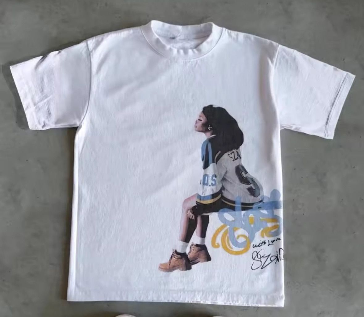 Other Streetwear Wind Girl Relax Moment Print Short Sleeve T-Shirt Size US L / EU 52-54 / 3 - 1 Thumbnail