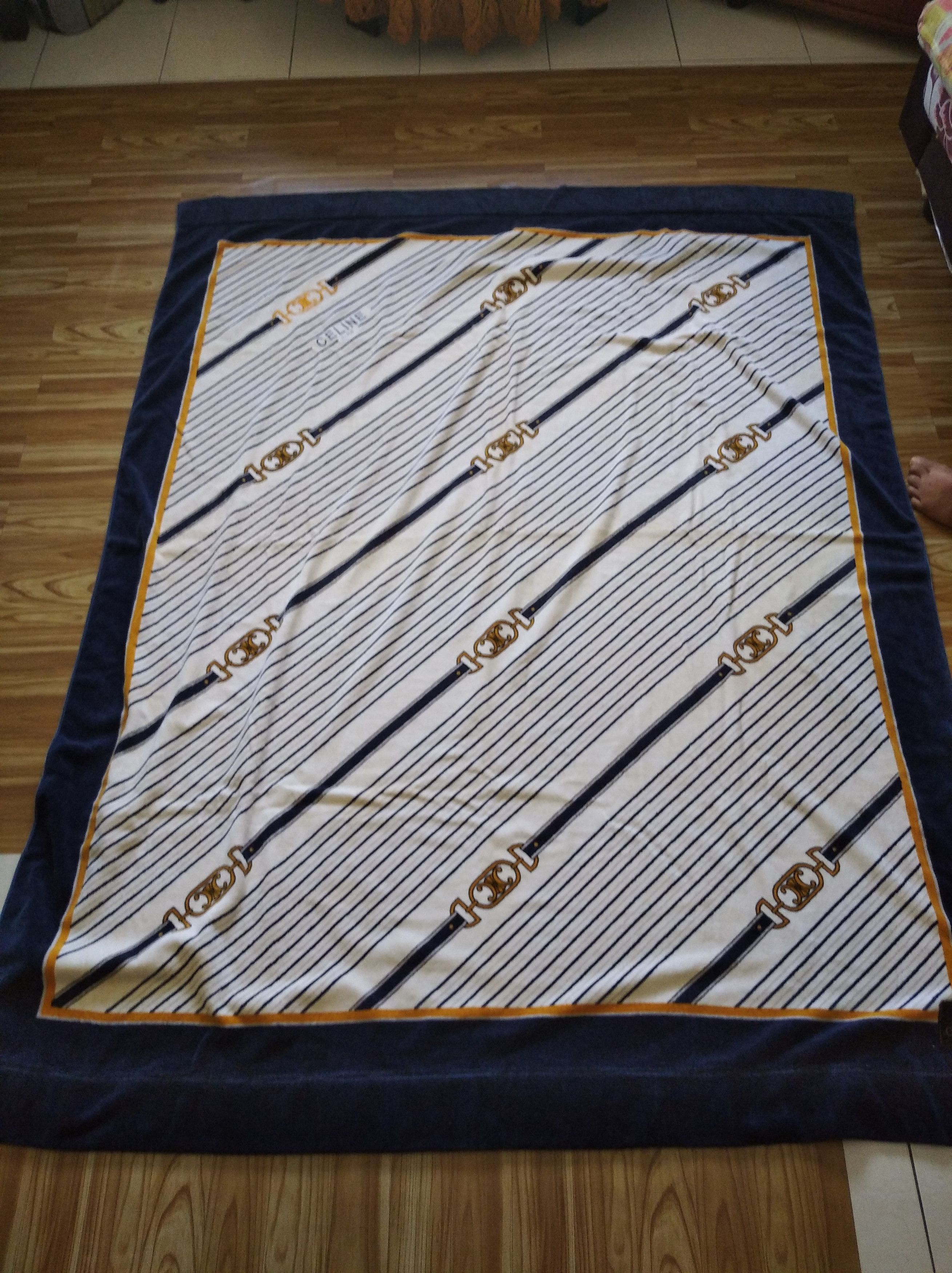 Other CELINE BIG MONOGRAM COTTON BLANKET Size ONE SIZE - 5 Thumbnail
