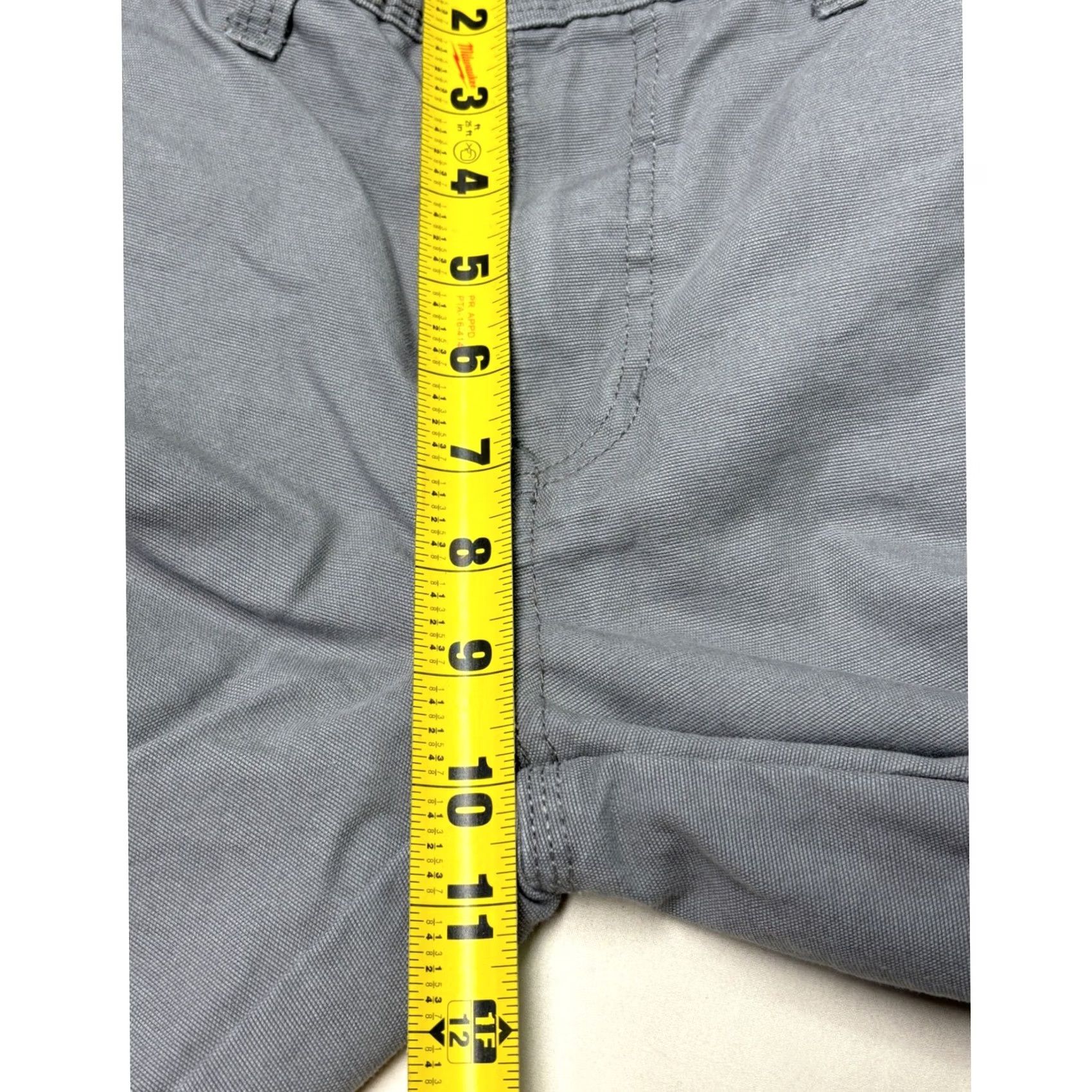 Vintage Roebuck & Co. Men's Gray Cotton Canvas Carpenter Shorts Size 30 Size US 30 / EU 46 - 7 Thumbnail