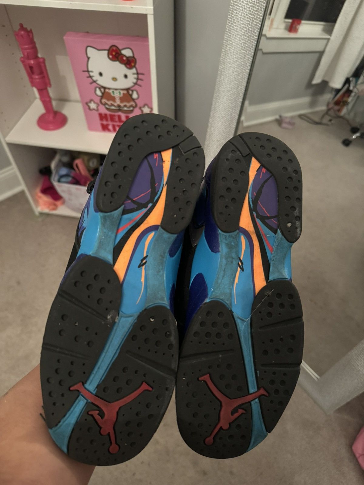 Jordan Brand Jordan 8 Retro Aqua 2015 Grade school Size US 6 / EU 39 - 3 Thumbnail