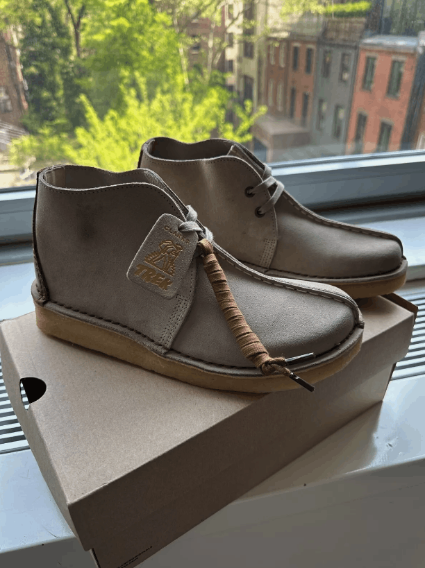 Clarks desert trek sand online