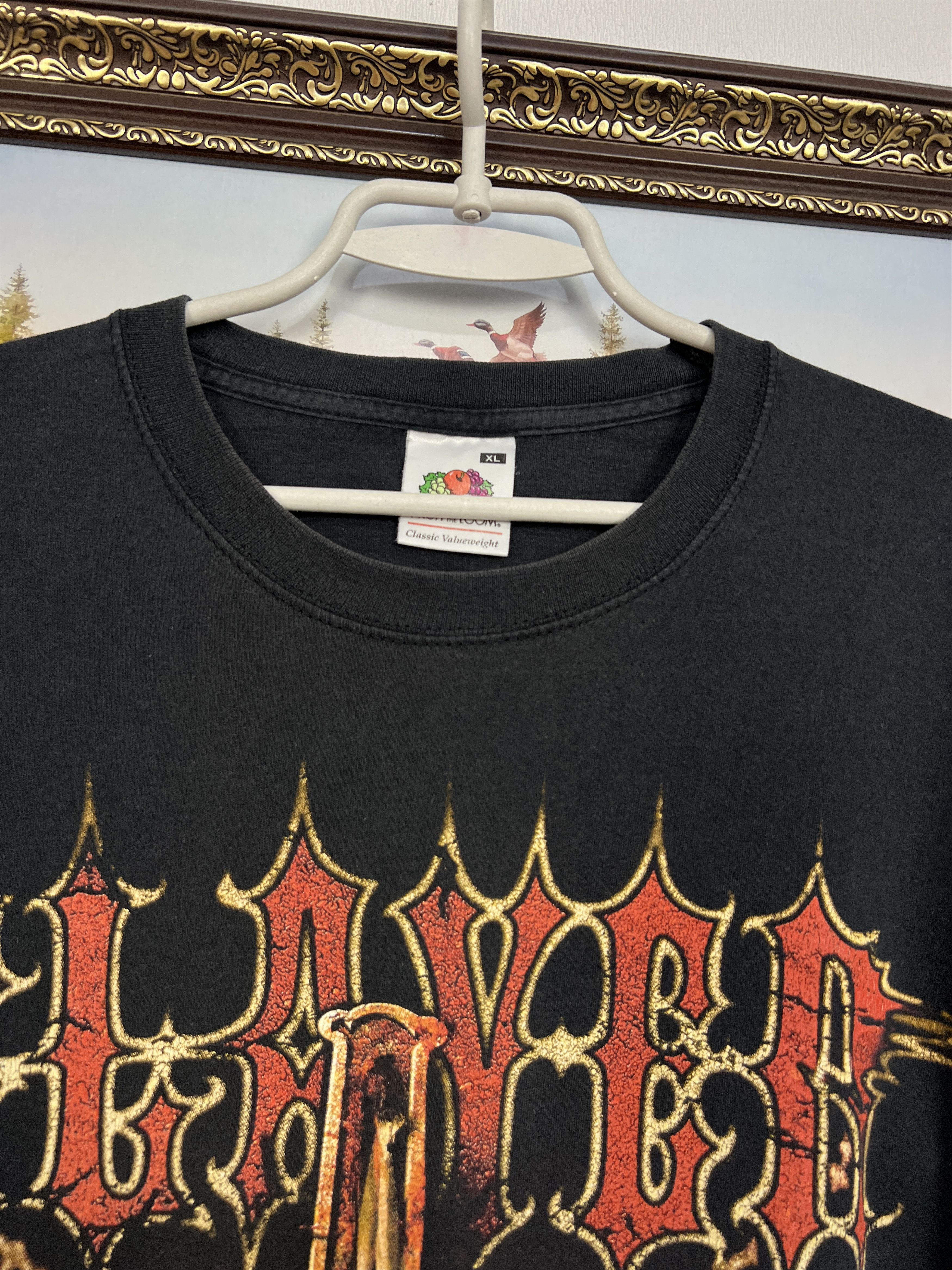 Vintage Vintage Slayer Spill the Blood Over Print Tee Sleeve Shirt Size US XL / EU 56 / 4 - 7 Thumbnail
