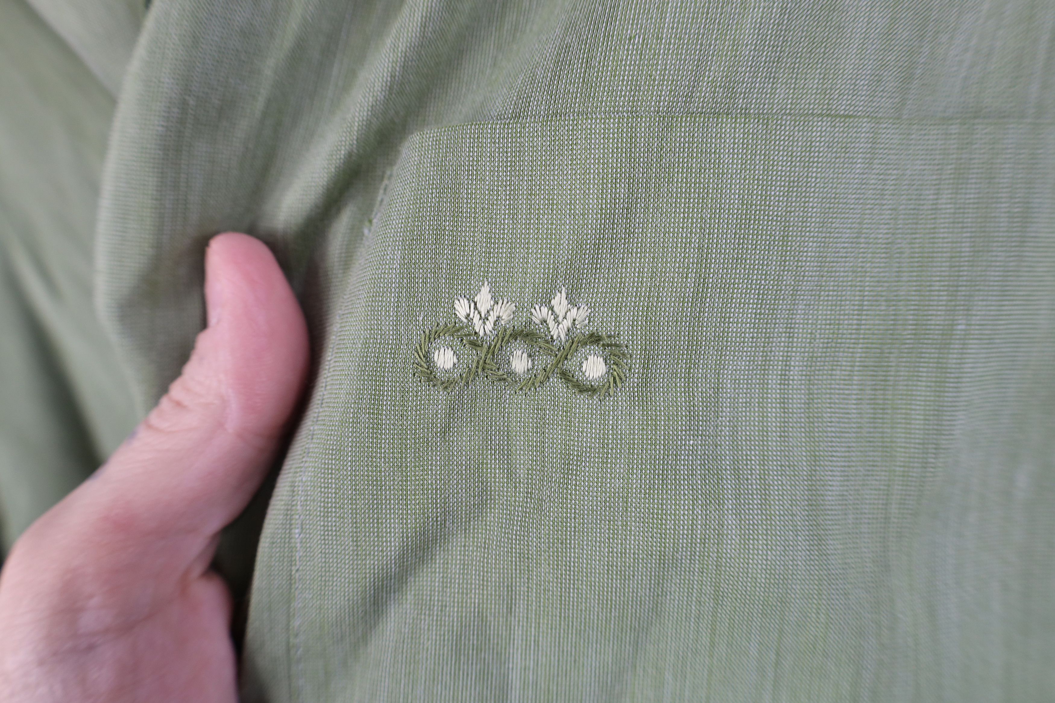 Vintage Vintage 50s Penneys Looped Collar Camp Button Shirt USA Size US L / EU 52-54 / 3 - 4 Thumbnail
