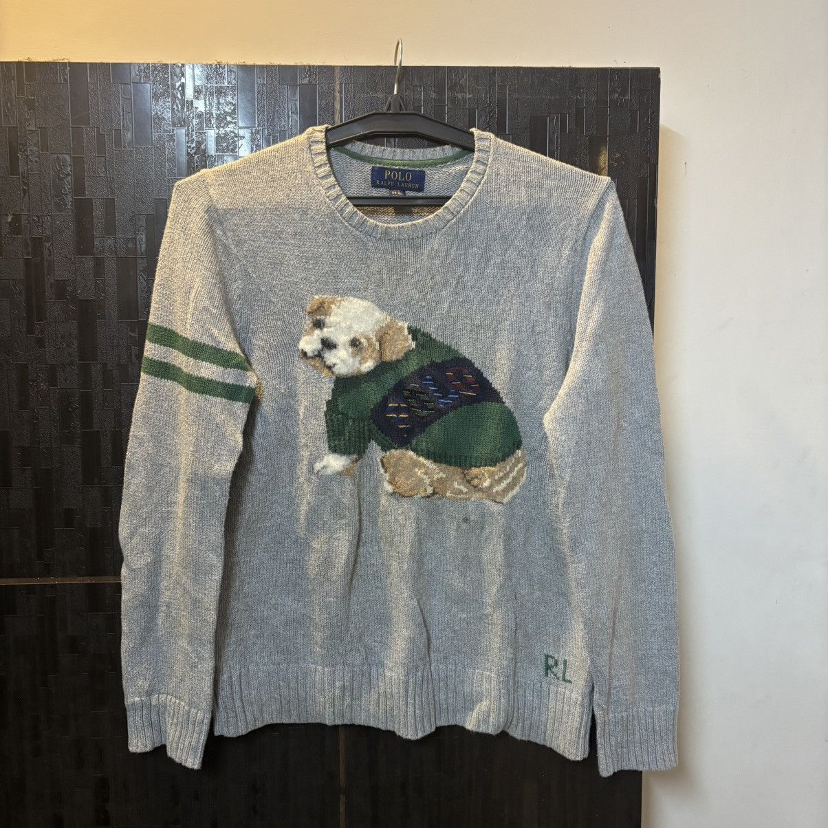 Polo Ralph Lauren Polo Ralph Lauren Polo Bear Sweater (DOG) Size US M / EU 48-50 / 2 - 2 Thumbnail