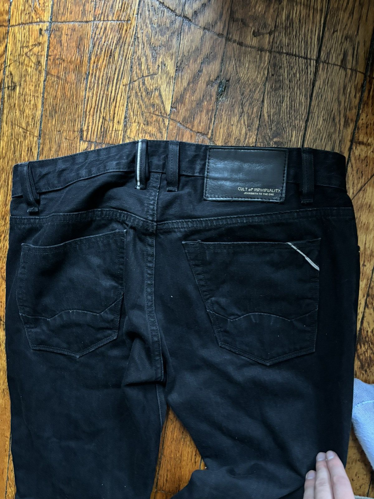 Cult Of Individuality Cult of individuality salvage boot cut black jeans Size US 32 / EU 48 - 4 Thumbnail