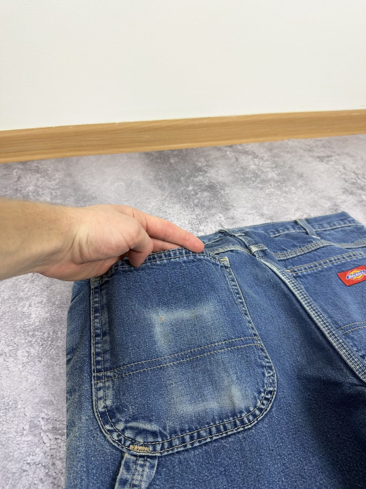 Dickies Vintage 90s Dickies Lined Carpenter USA Cargo Work Pants Size US 36 / EU 52 - 7 Thumbnail