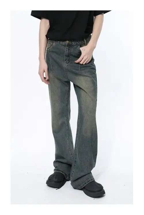 Other Distressed vintage flared washed jeans Size US 32 / EU 48 - 2 Thumbnail