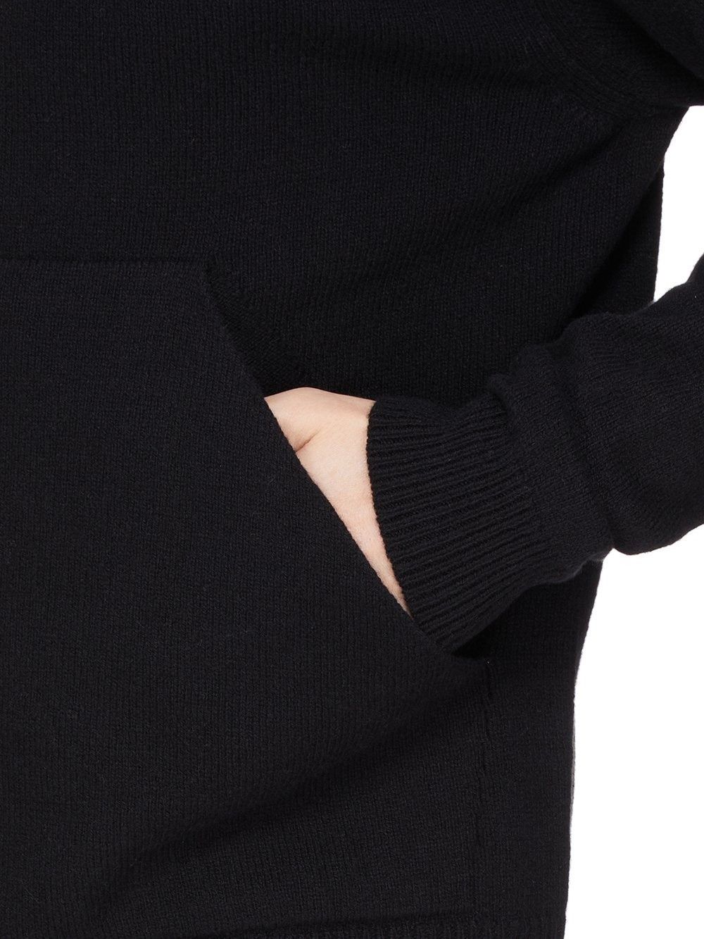 Rick Owens Rick Owens FW24 Black Cashmere Knit Zip Hoodie Size US XL / EU 56 / 4 - 9 Thumbnail
