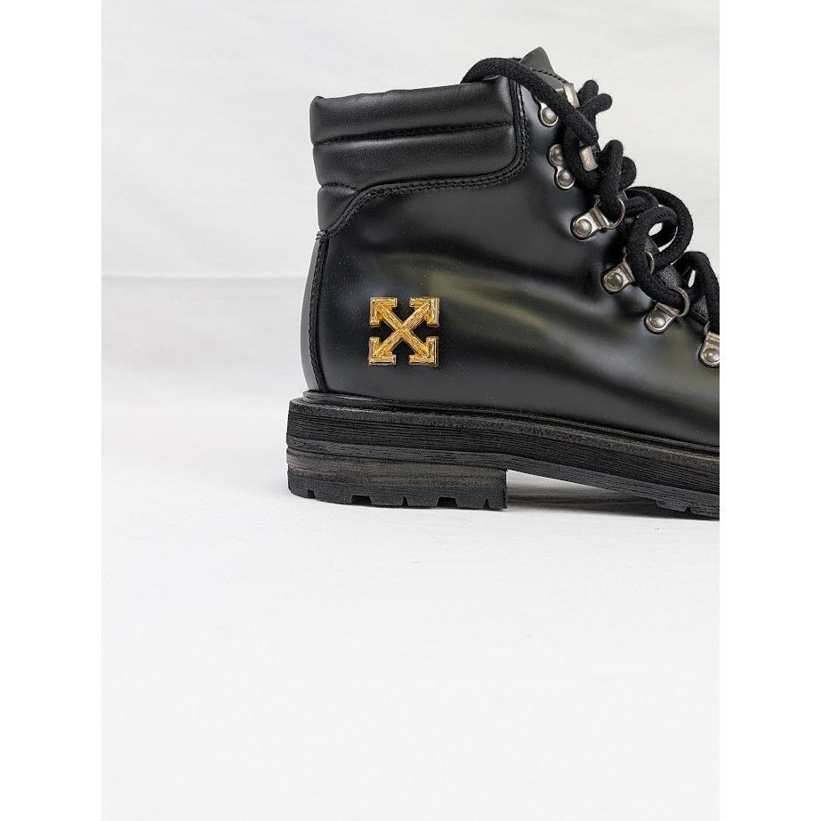 Off-White o1rshd1 Hiking Boots in Black/Gold Size US 9 / EU 42 - 4 Thumbnail