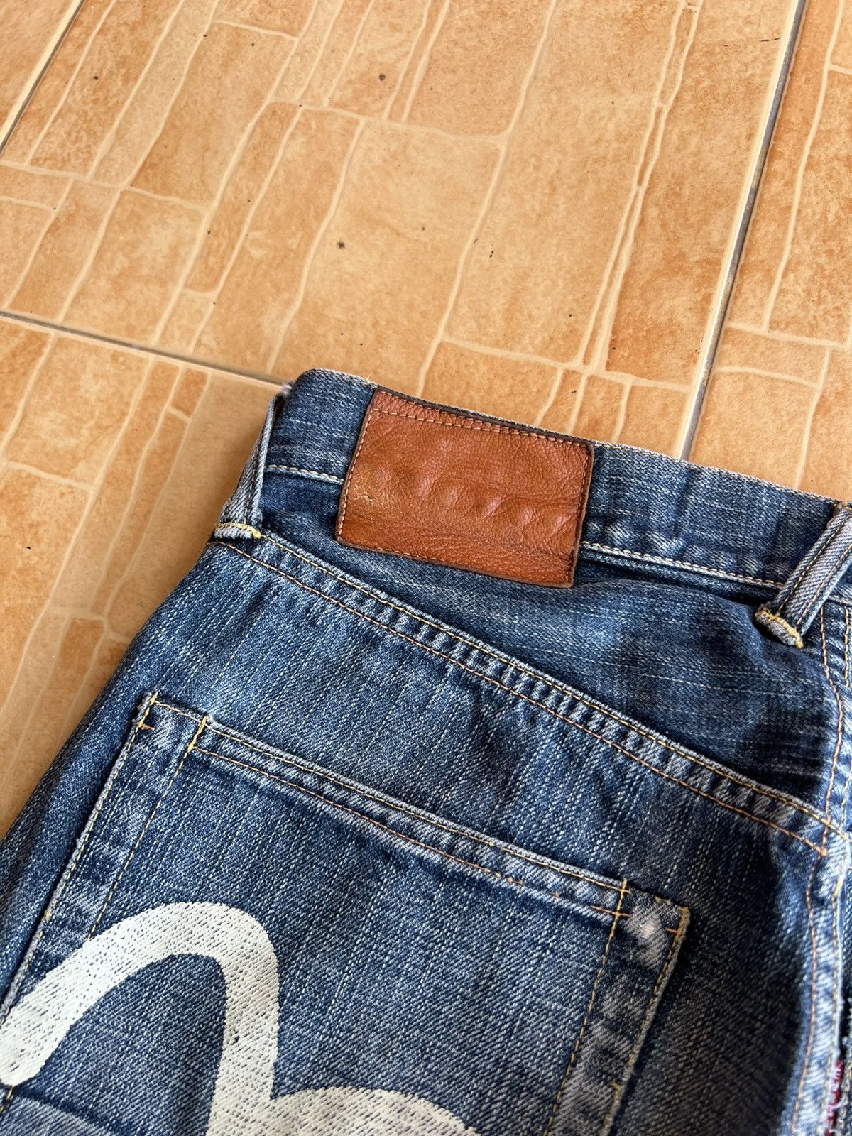 Evisu Vintage Evisu X McDonald Selvedge Distressed Jean Very Rare Size US 29 - 16 Thumbnail