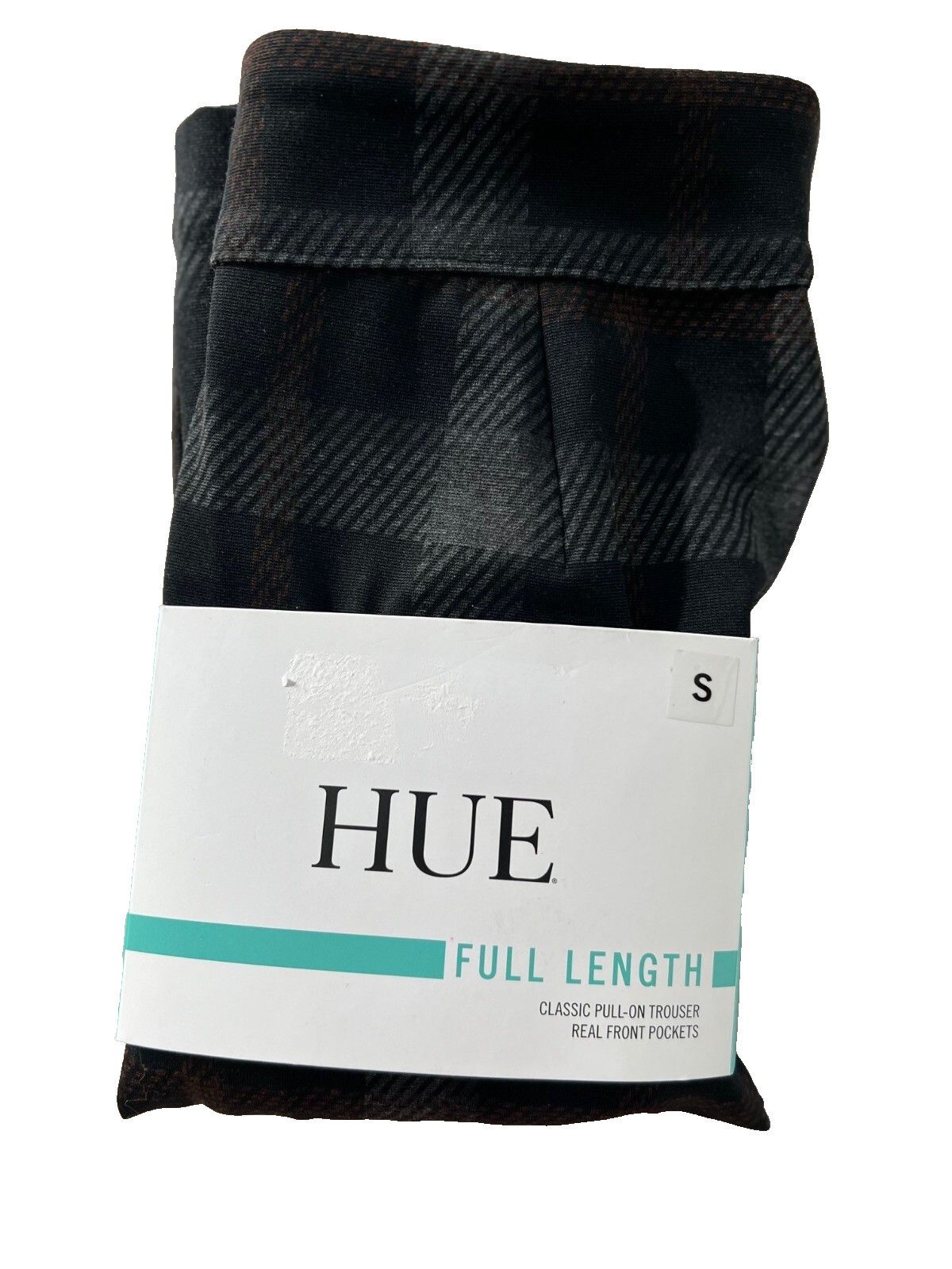 Other HUE U24279 Plaid Classic Pull-On Trouser ( XS ) Size 27" / US 4 / IT 40 - 5 Thumbnail