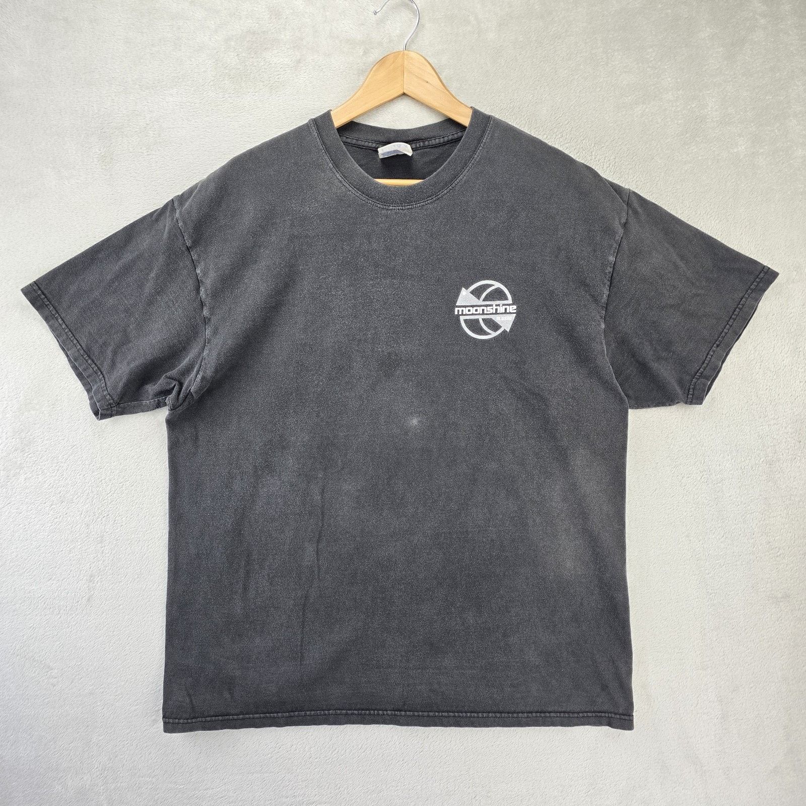 Hanes Vintage Moonshine Music Shirt XL Y2K Electronic House Rap Size US XL / EU 56 / 4 - 2 Thumbnail