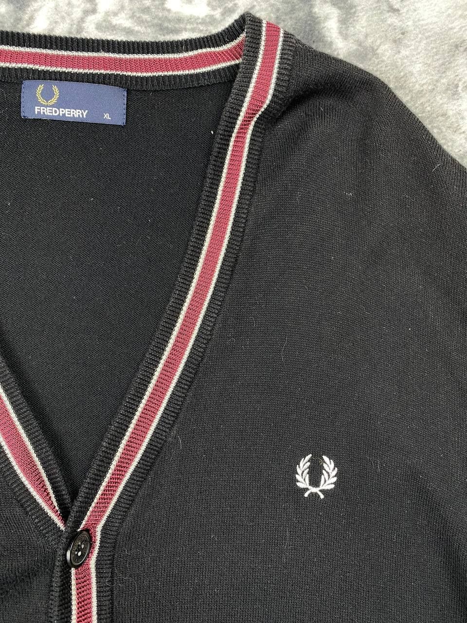 Fred Perry Fred Perry Cardigan Viscose Size US XL / EU 56 / 4 - 4 Thumbnail