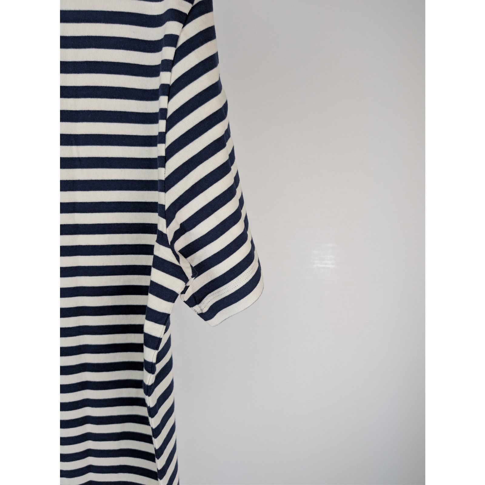 Officine Generale o1rshd1 Short Sleeve Tee T-Shirt Stripe in Navy/White Size US XL / EU 56 / 4 - 13 Thumbnail