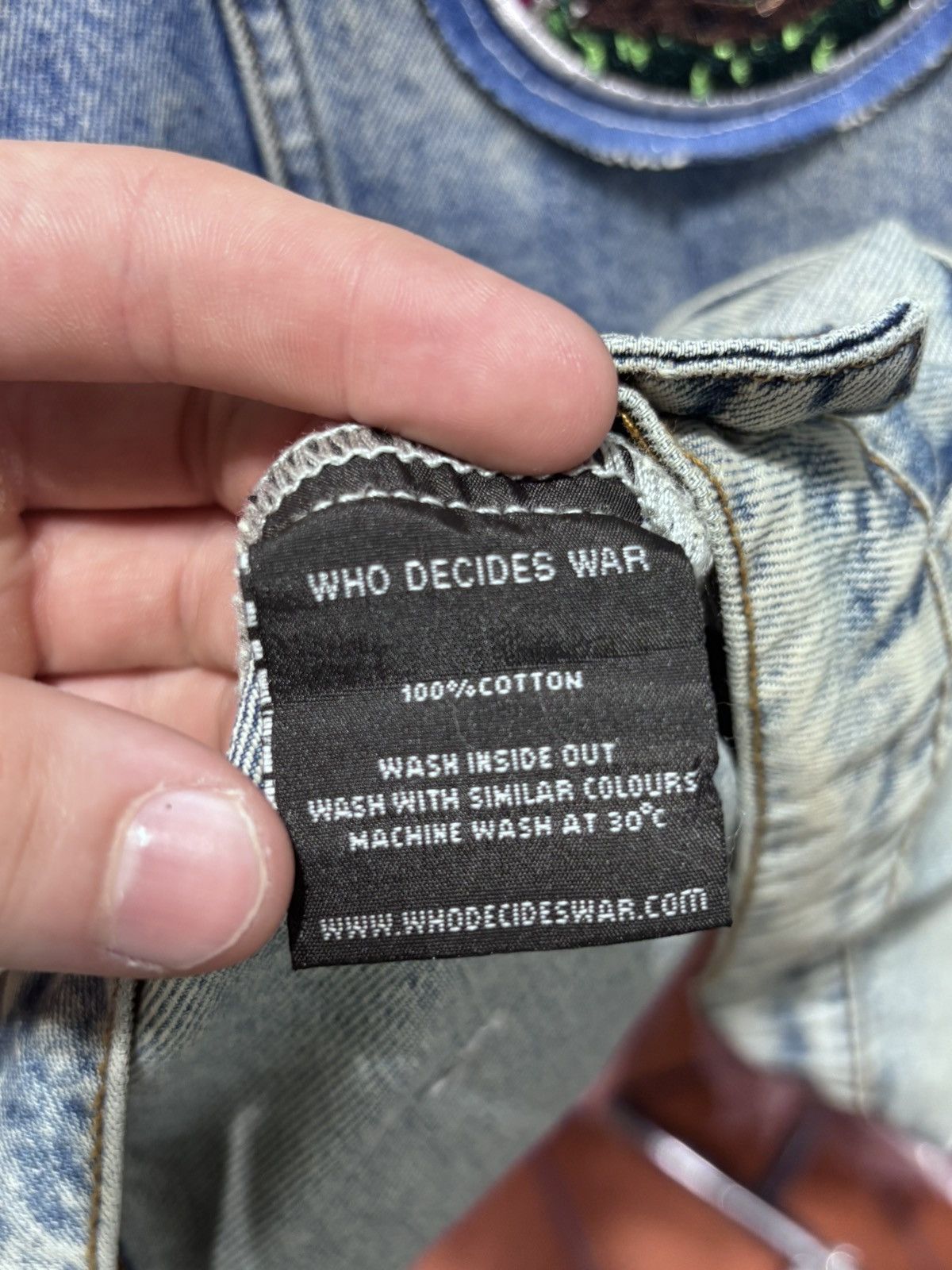 Who Decides War Who Decides War Indigo Jean Jacket Size US L / EU 52-54 / 3 - 8 Thumbnail