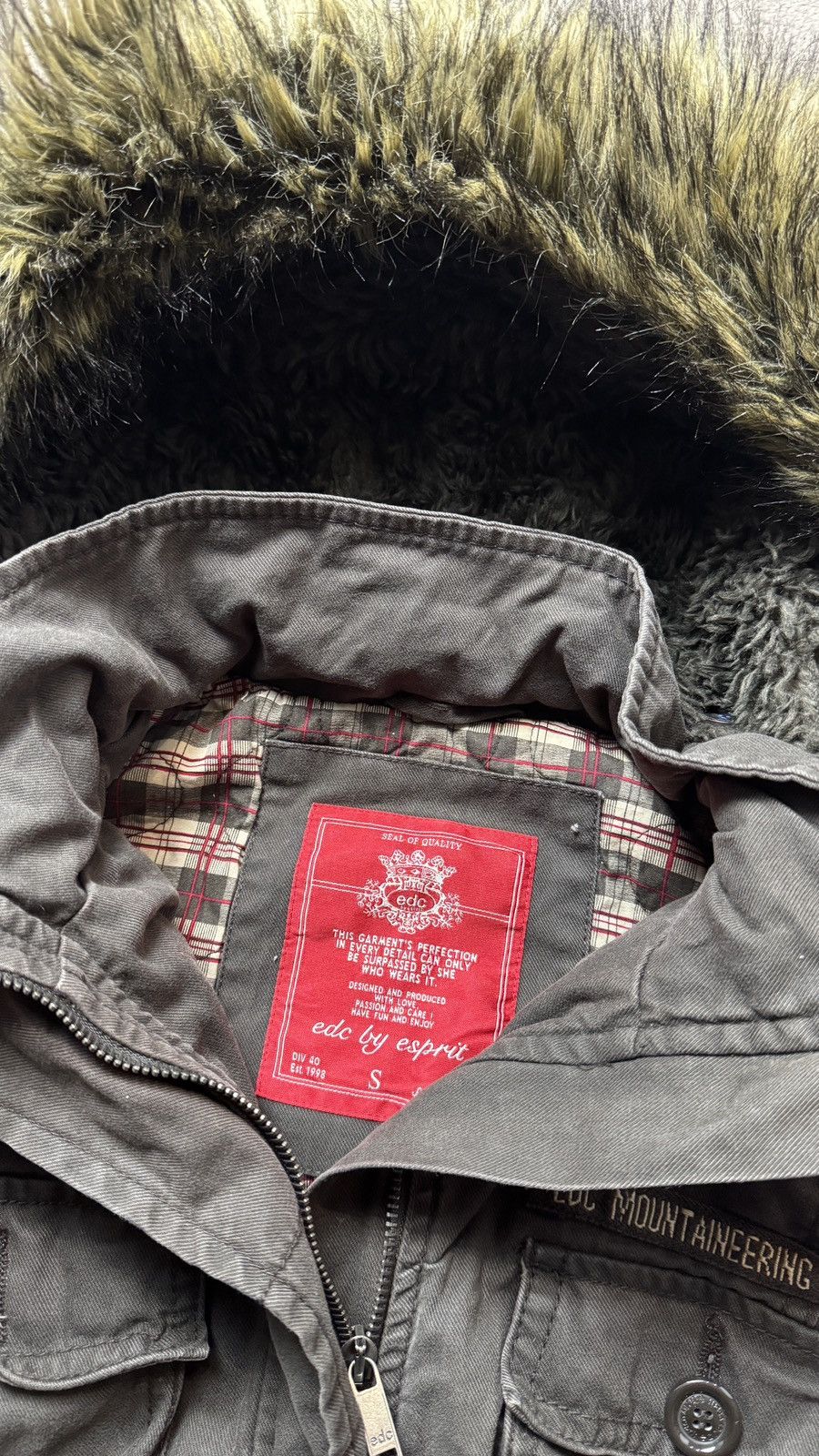 Japanese Brand Y2K Faux Fur Hood Jacket If Six Was Nine goa cdg LGB style Size US XS / EU 42 / 0 - 5 Thumbnail