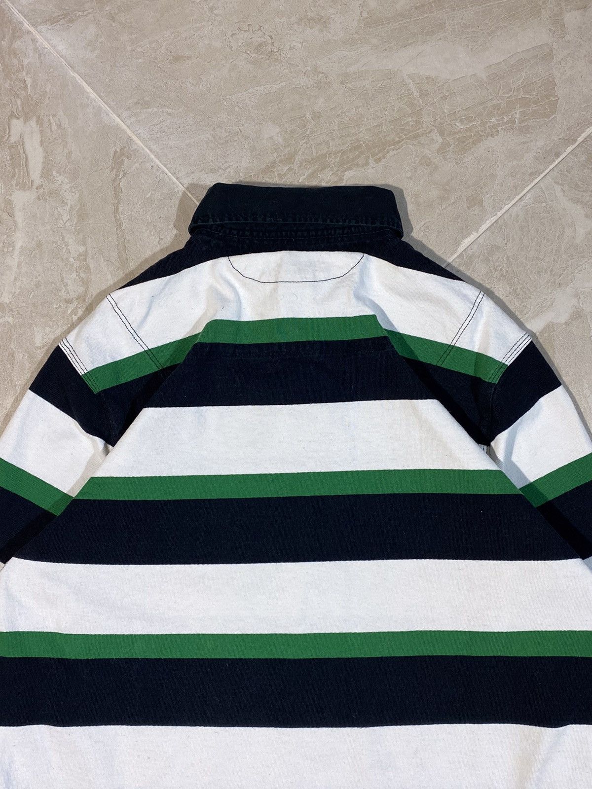 Polo Ralph Lauren 🔥 POLO RALPH LAUREN RUGBY STRIPED SHIRT PREPPY 2000s VIBES Size US L / EU 52-54 / 3 - 11 Thumbnail