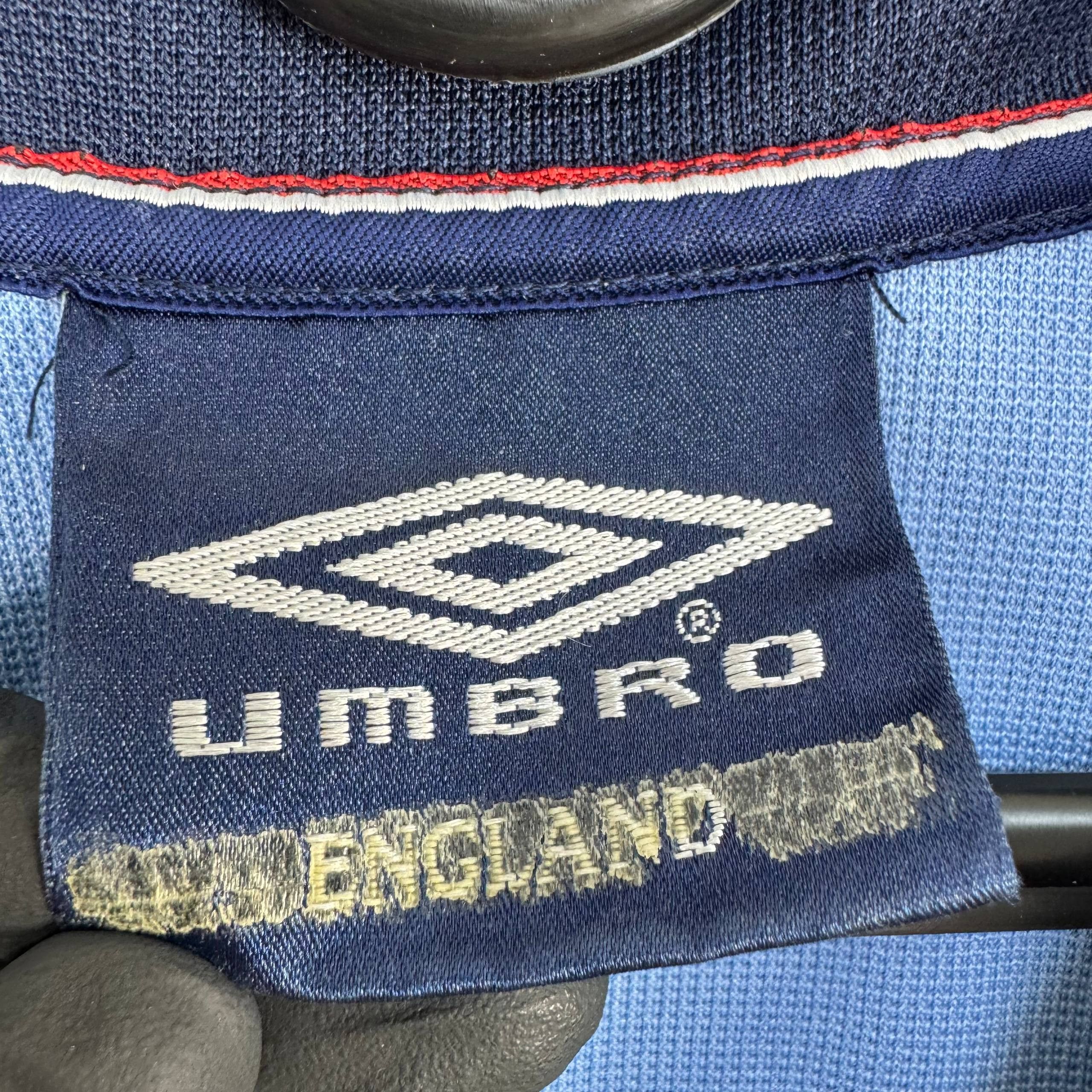 Umbro England National Team Umbro Polo Shirt Sponsor Blue Size M Size US M / EU 48-50 / 2 - 3 Thumbnail