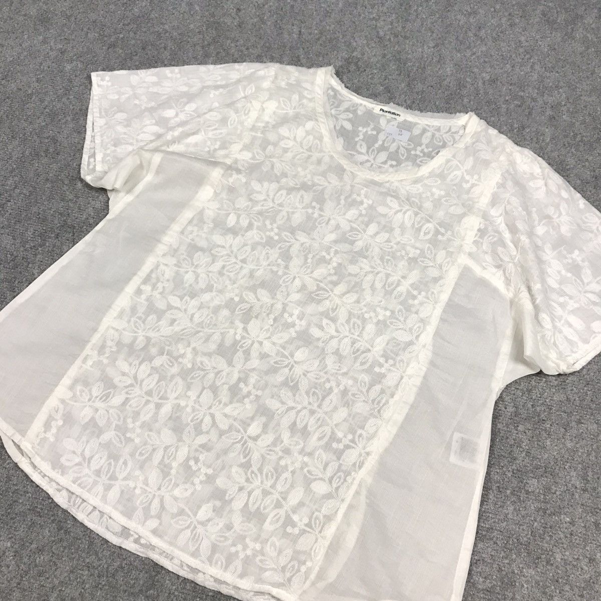 Issey Miyake PLANTATION BY ISSEY MIYAKE EMBROIDERY FLOWER DESIGN Size M / US 6-8 / IT 42-44 - 2 Thumbnail