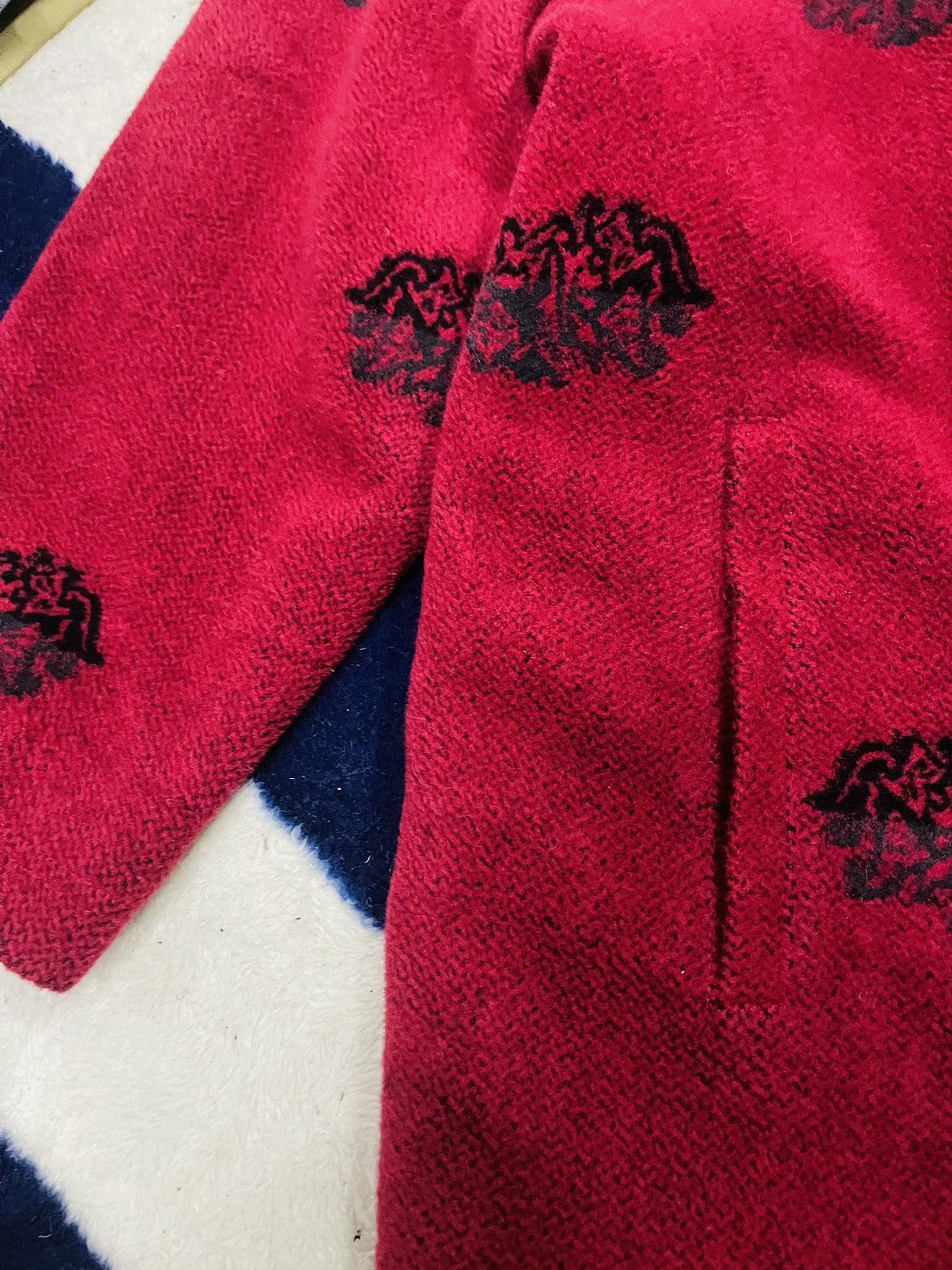 Japanese Brand Madame Clean Heart Button Up Wool Jacket (12) Size L / US 10 / IT 46 - 8 Thumbnail