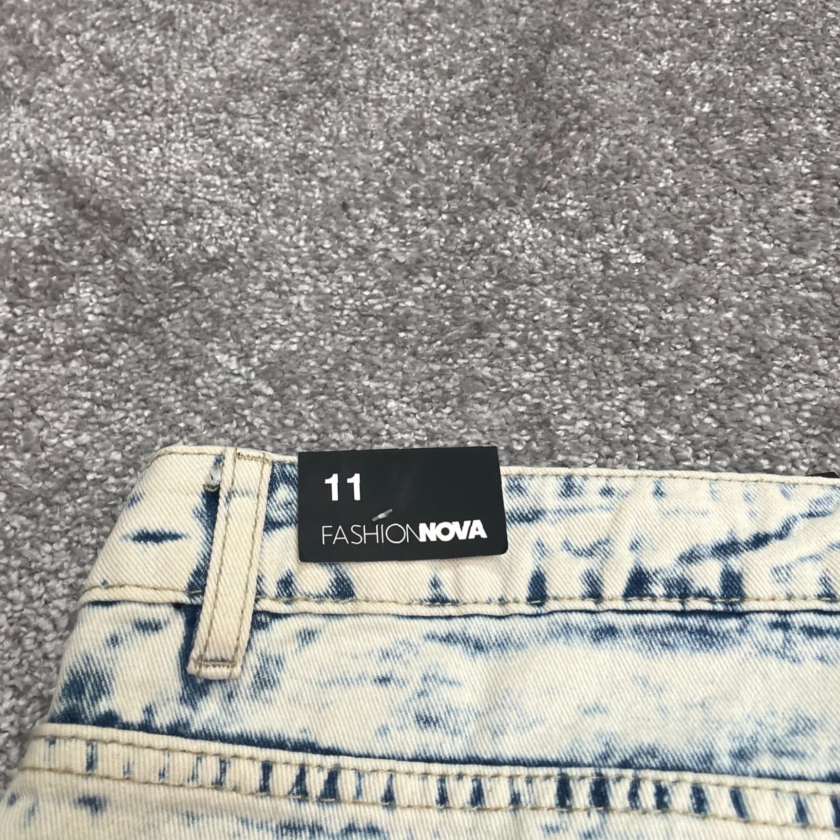 Fashion Nova Fashion Nova Jeans Juniors 11 34x28 Blue Distressed Boyfriend Denim Womens Size 32" / US 10 / IT 46 - 5 Thumbnail