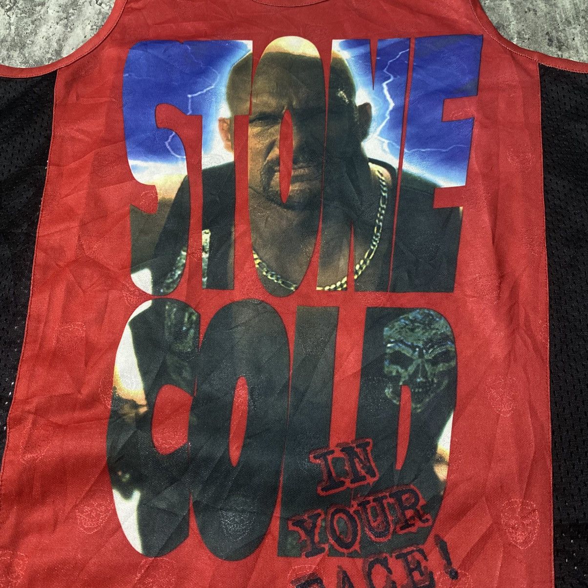 WWE Vintage Stone Cold Steve Austin Jersey Basketball Shirt Size US M / EU 48-50 / 2 - 4 Thumbnail
