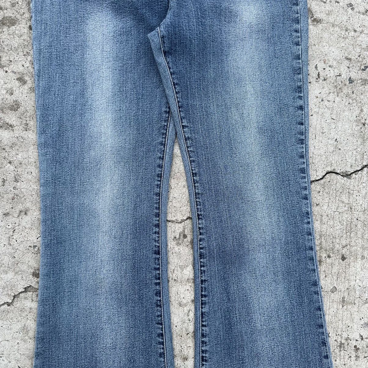 Le Grande Bleu (L.G.B.) Vintage Women’s Flared Yi Jue Jeans Y2K 00s Size L Size 32" / US 10 / IT 46 - 3 Thumbnail