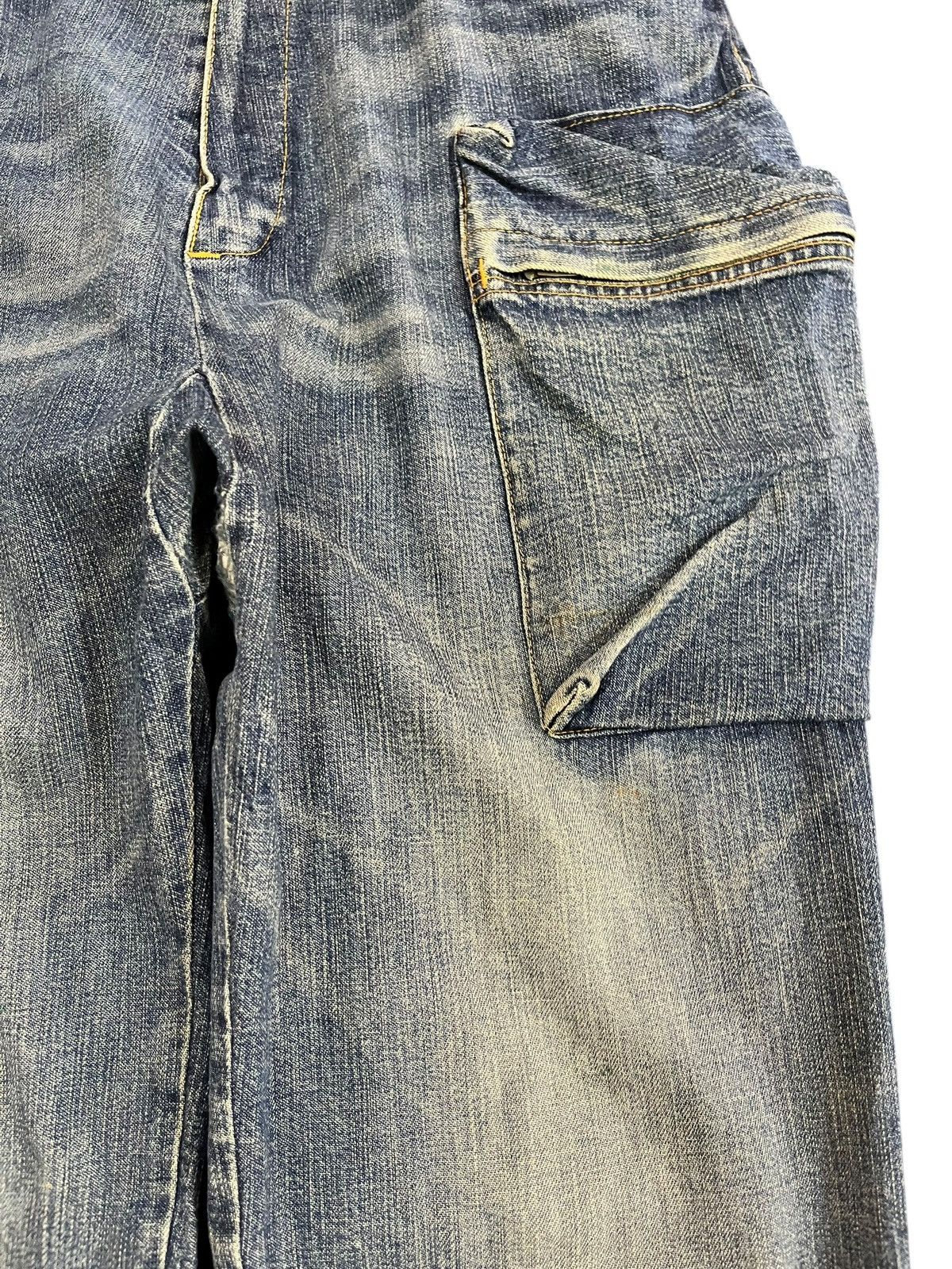 If Six Was Nine × Issey Miyake × Tsumori Chisato Vintage Tsumori Chisato Issey Miyake Cargo Hybrid Denim Size US 28 / EU 44 - 4 Thumbnail