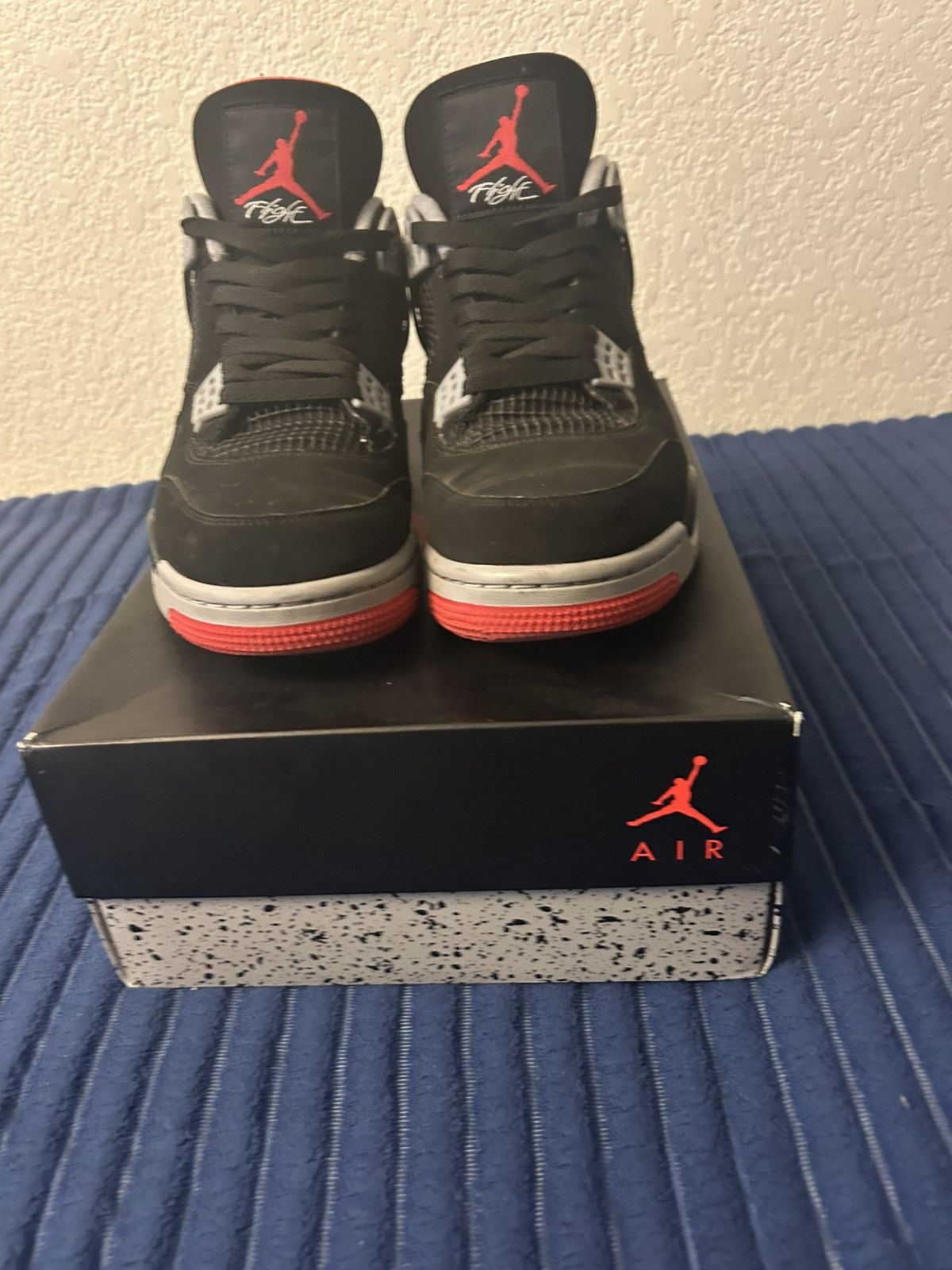 Nike Nike Air Jordan 4 Bred Size US 10 / EU 43 - 3 Thumbnail