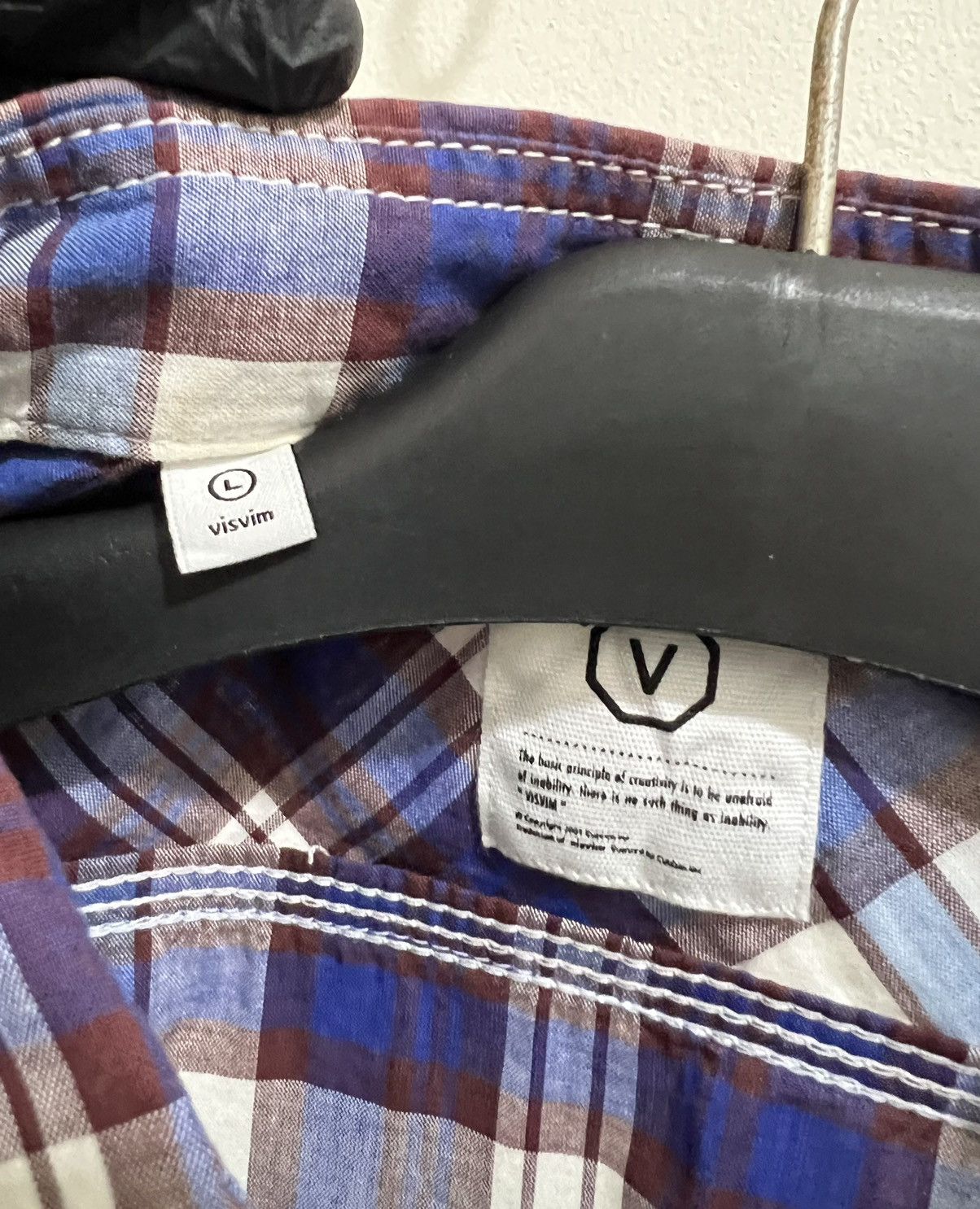 Visvim Visvim lumber check Shirt L/S button up shirt Size US L / EU 52-54 / 3 - 5 Thumbnail