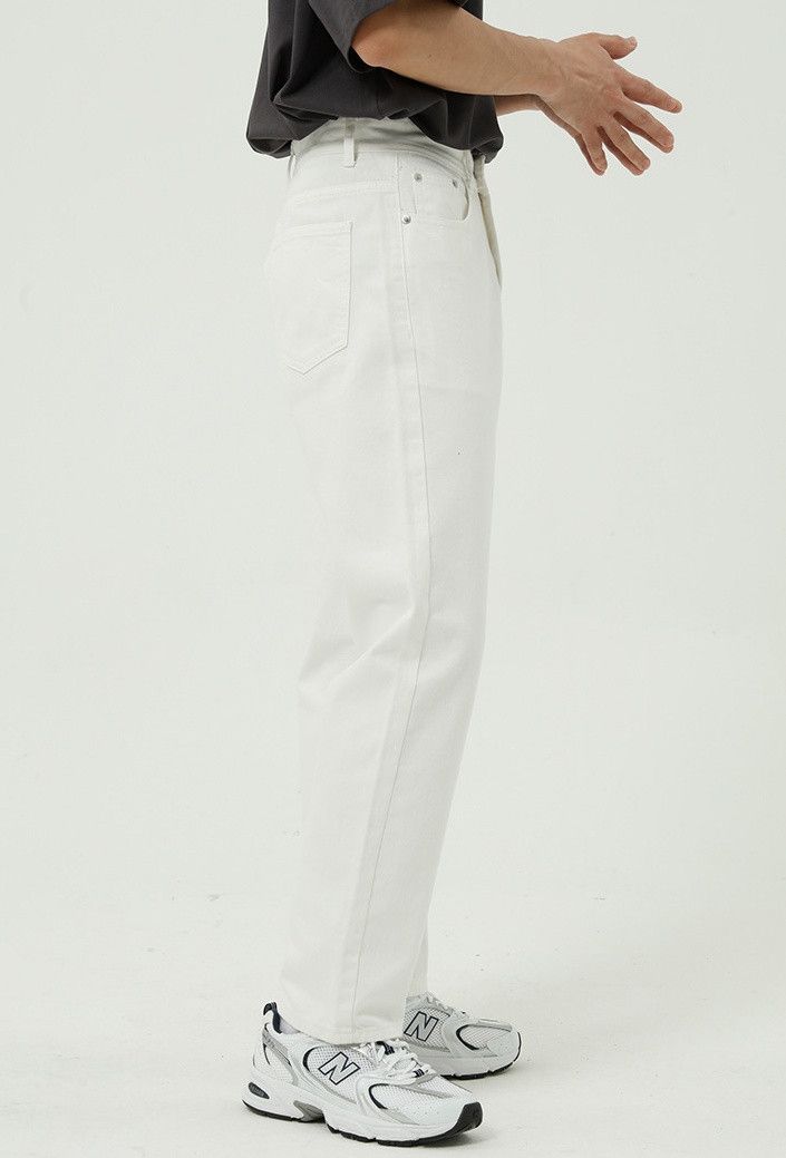 Japanese Brand × Jean White simple men's slim jeans Size US 32 / EU 48 - 2 Thumbnail