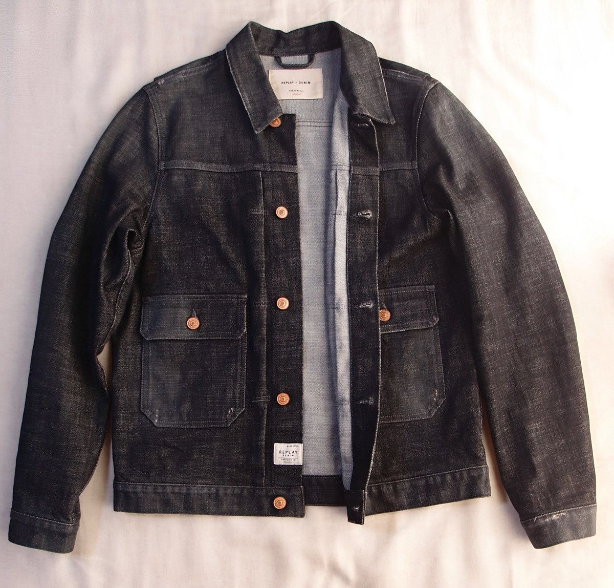Replay REPLAY Sartoriale 2nd Type Denim Jacket Hyperflex Stretch M Size US M / EU 48-50 / 2 - 3 Thumbnail