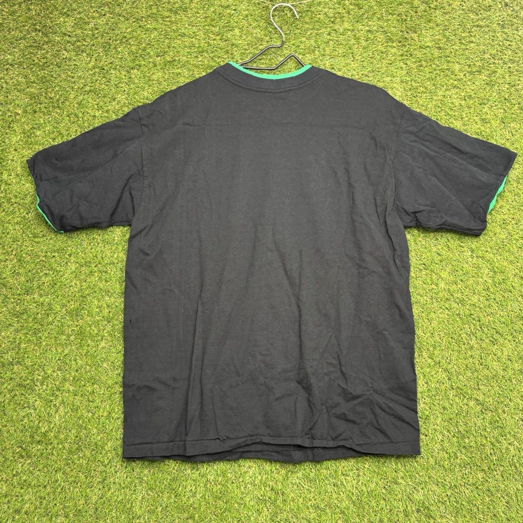 Logo 7 VINTAGE KOOL Shirt Mens L Black Logo Graphic Tee Bluegrass Tees Made USA 90s Mens Size US L / EU 52-54 / 3 - 2 Thumbnail