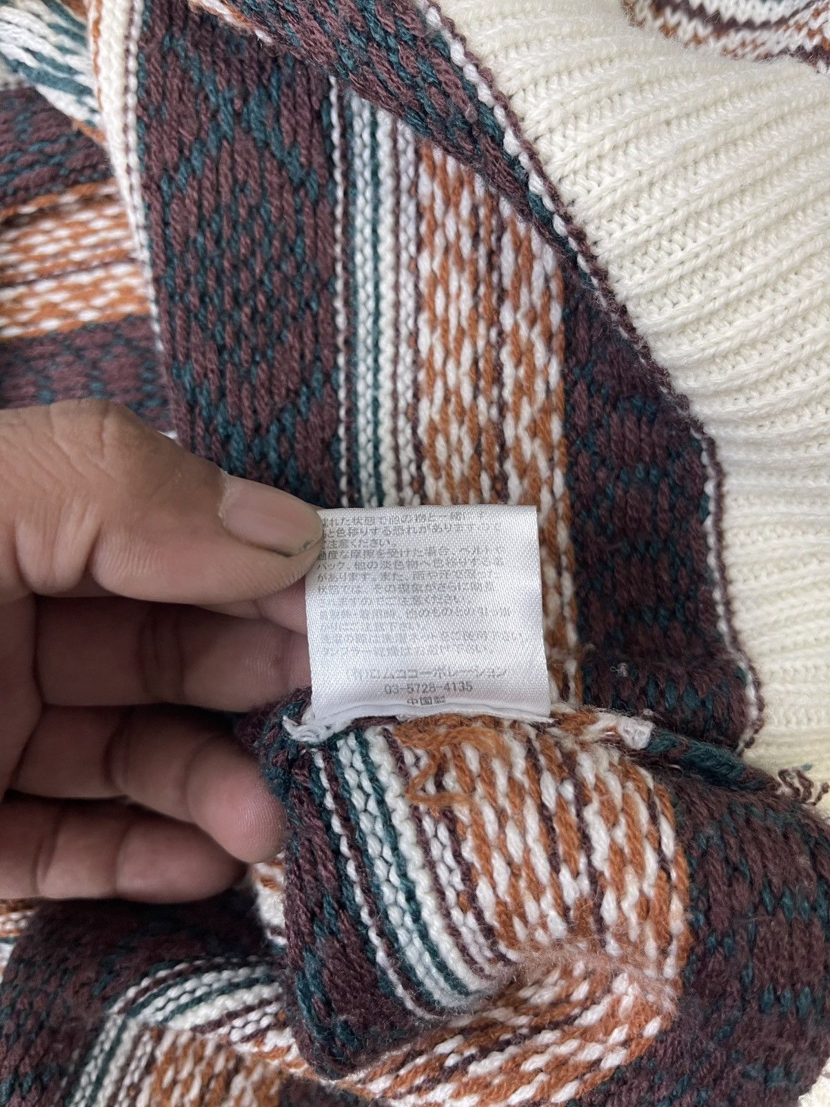 Japanese Brand Vintage As Know As Knitwear Aztec Sweater Size M / US 6-8 / IT 42-44 - 10 Thumbnail