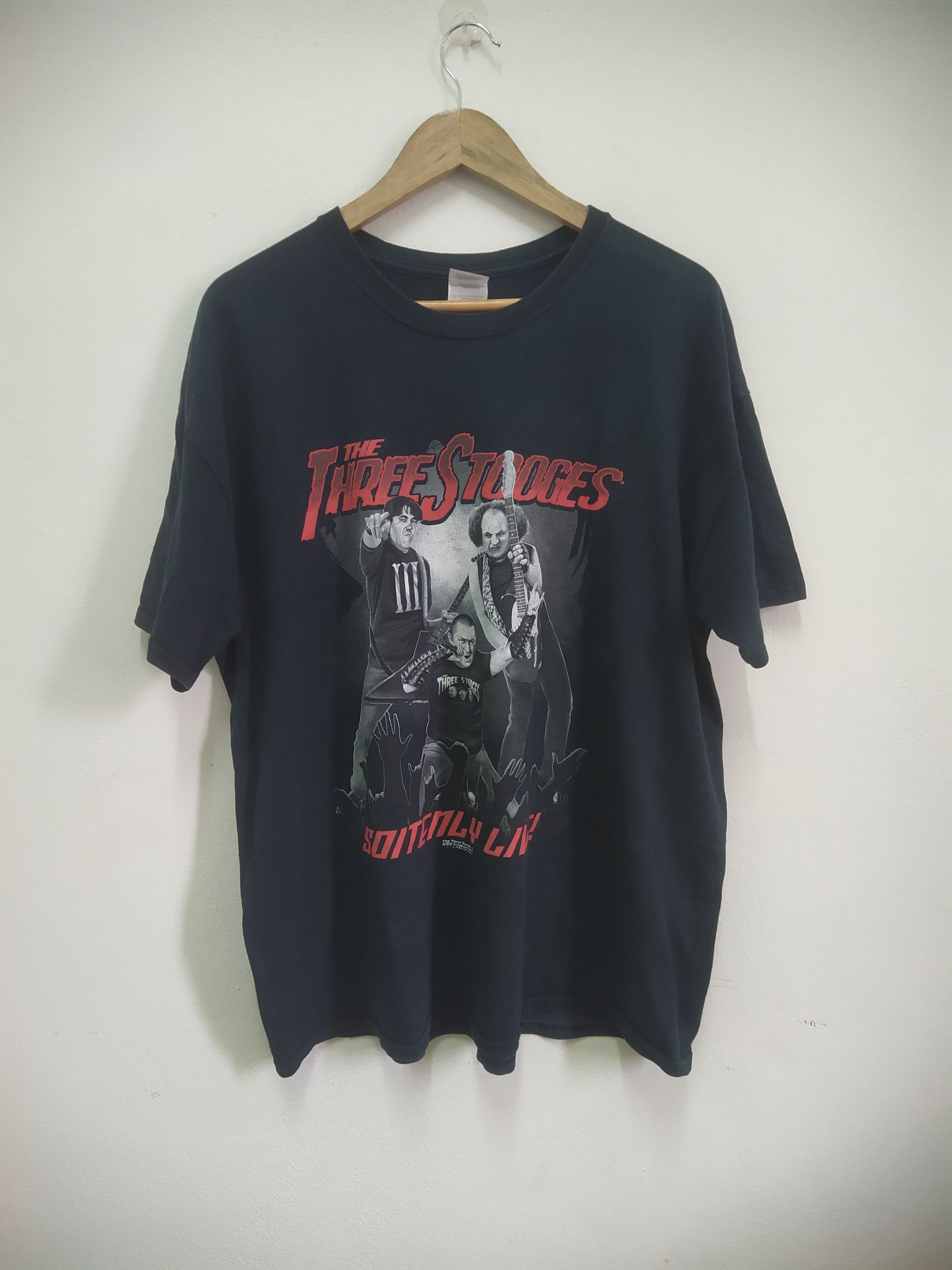 Gildan The Three Stooges Graphics Rock Show vintage Tshirt Size US XL / EU 56 / 4 - 2 Thumbnail