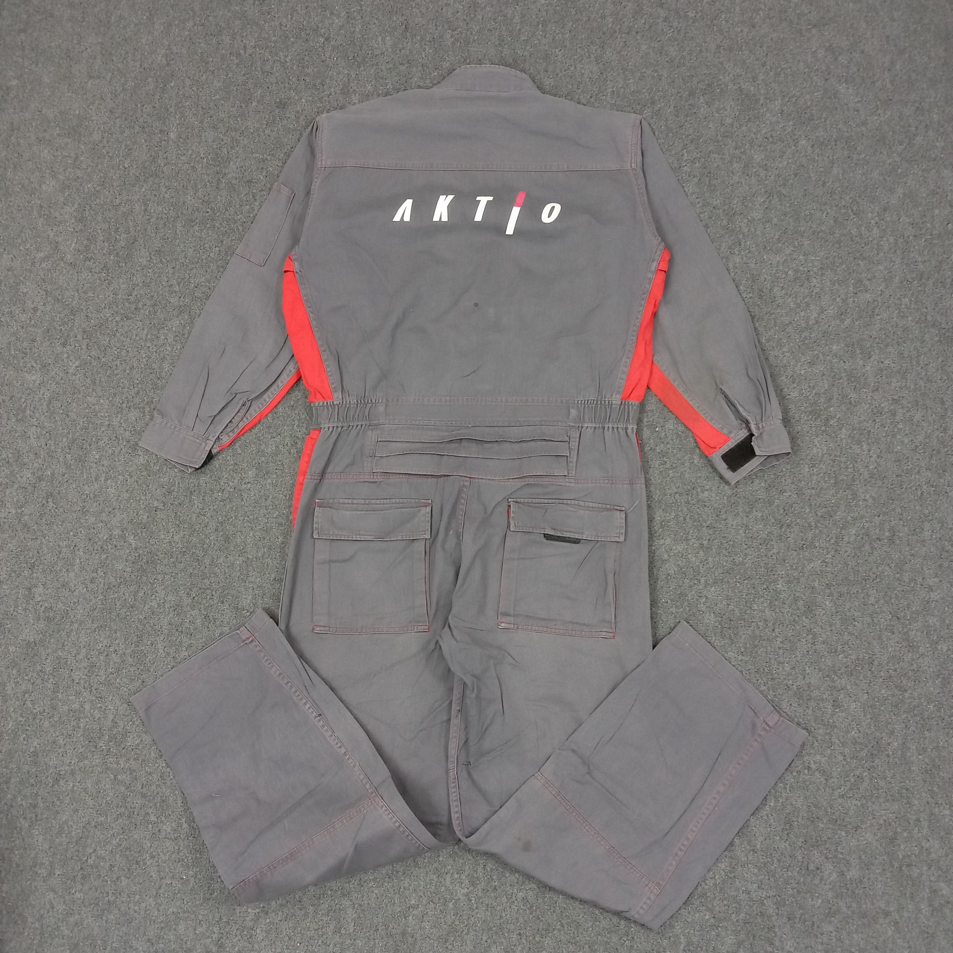 Japanese Brand × Vintage Aktlo Japanese Workwear Style Coverall Jacket Size US M / EU 48-50 / 2 - 1 Thumbnail