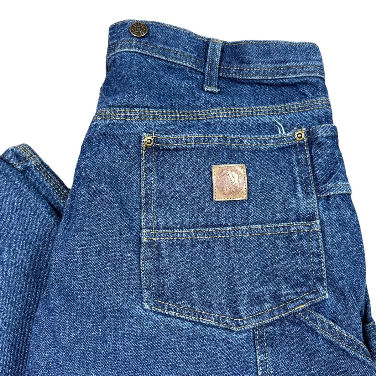 Other × Vintage Berne Double Knee Baggy Carpenter Jean Pants Men’s 38”x32” Size US 38 / EU 54 - 2 Thumbnail