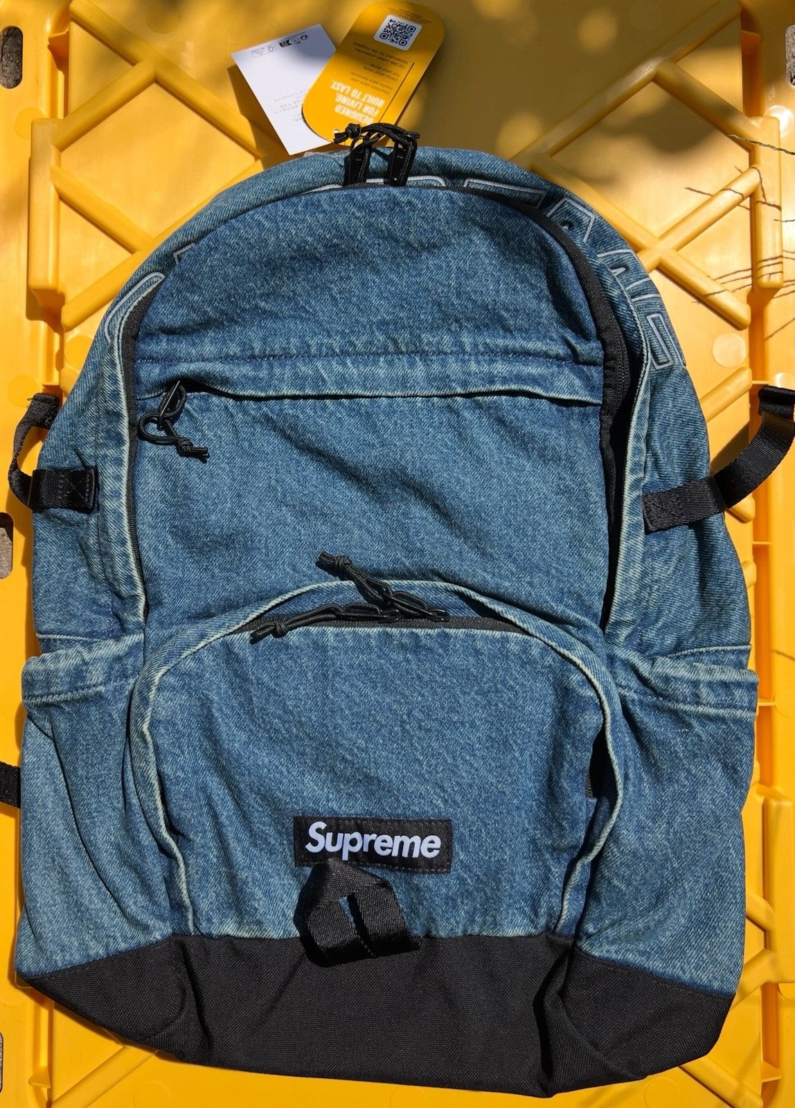 バッグ Supreme Denim Backpack Washed Indigo bag Supreme b.b. Simon Denim Backpack Washed Indigo | eBay
