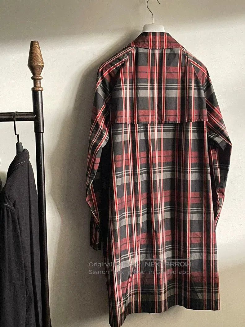 Dries Van Noten Dries Van Noten AW08 Plaid Trench Coat. Size US L / EU 52-54 / 3 - 4 Thumbnail