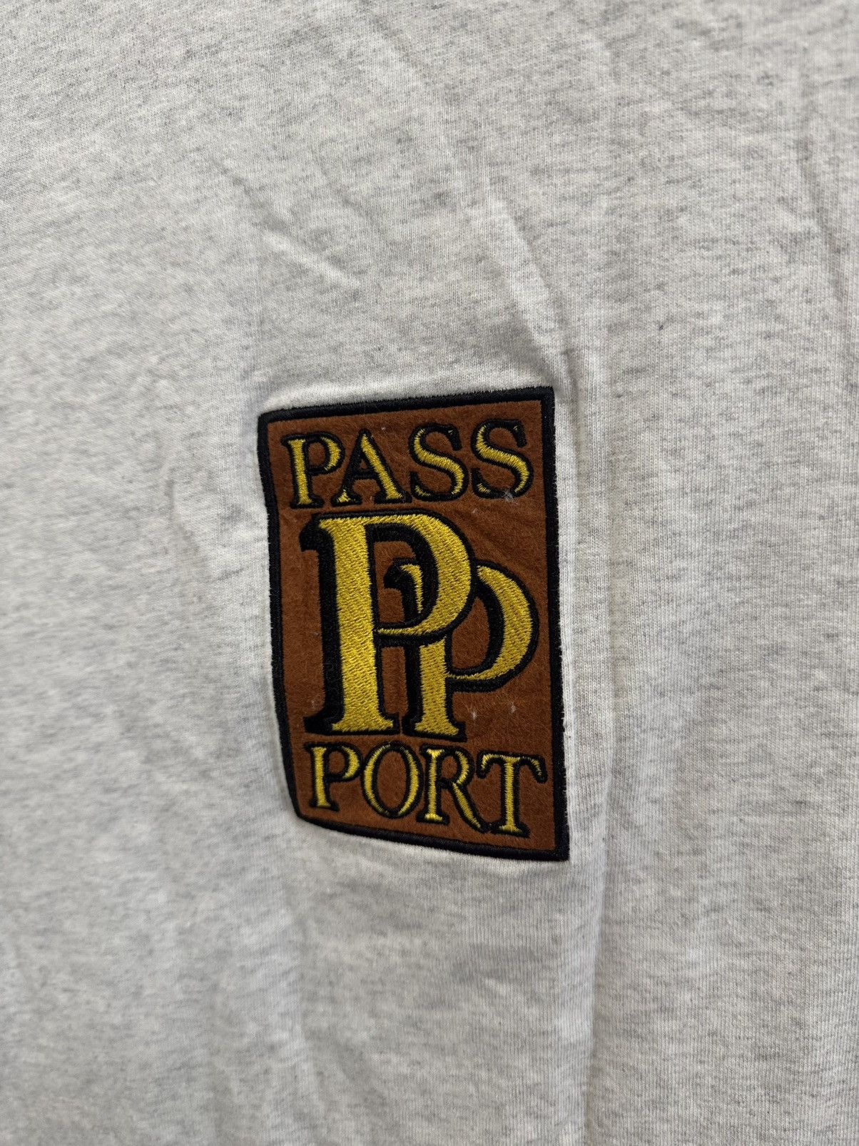 Hypebeast × Passport Pass~Port Center Logo Skater Tee Size US M / EU 48-50 / 2 - 5 Thumbnail