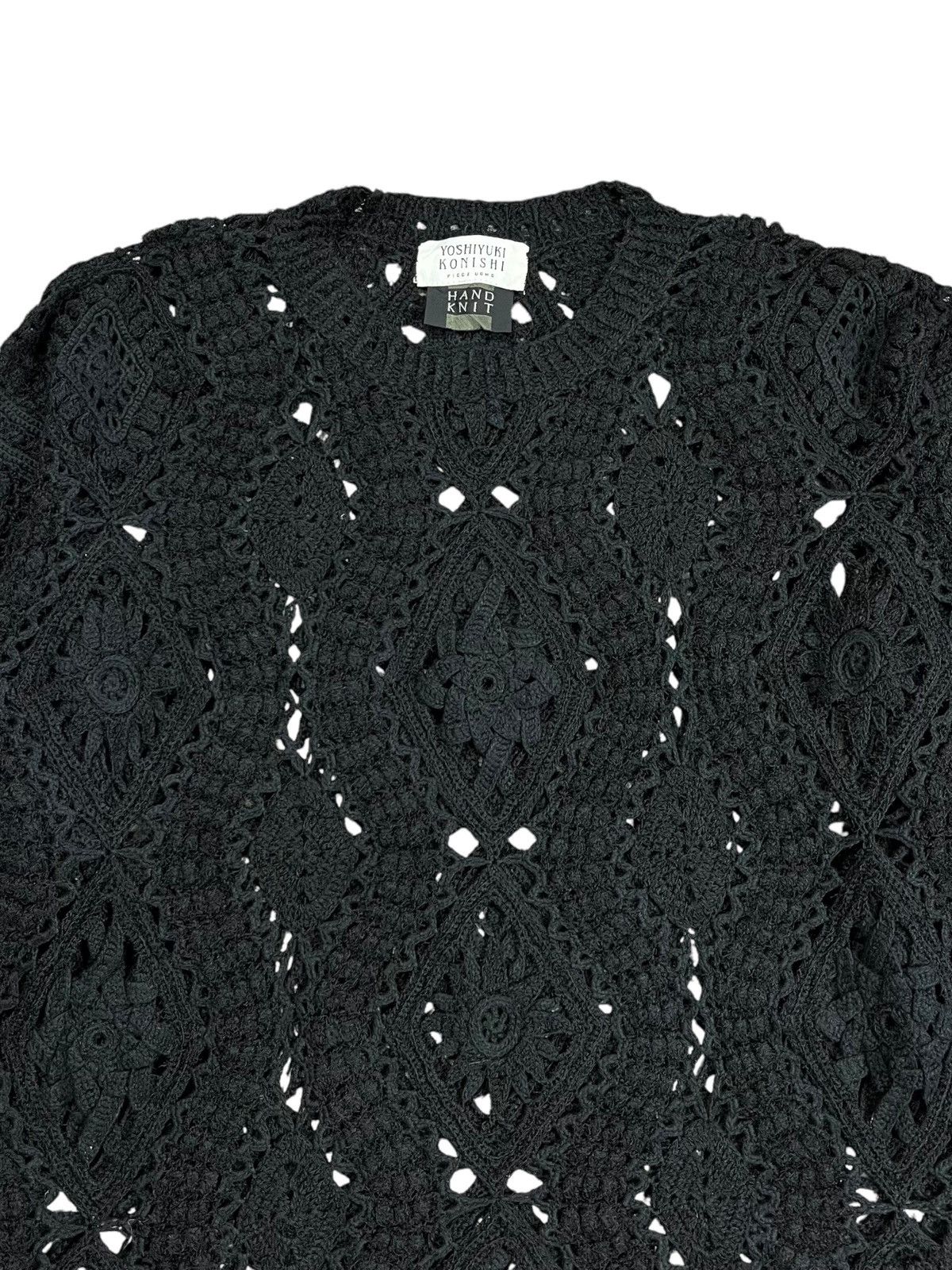 Japanese Brand 2000s Yoshiyuki Konishi - Hand Knit Sweater Size US M / EU 48-50 / 2 - 3 Thumbnail