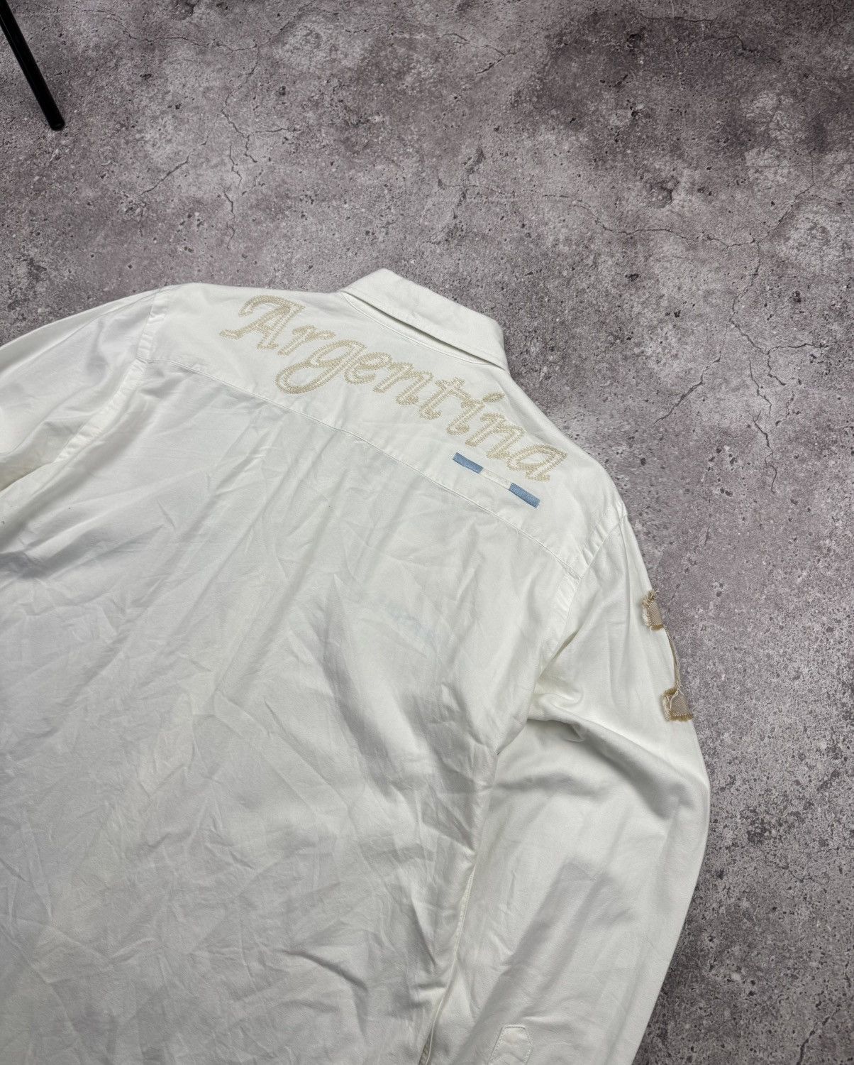 La Martina Vintage La Martina Argentina Shirt Big Logo Japanese Y2K Size US L / EU 52-54 / 3 - 10 Thumbnail