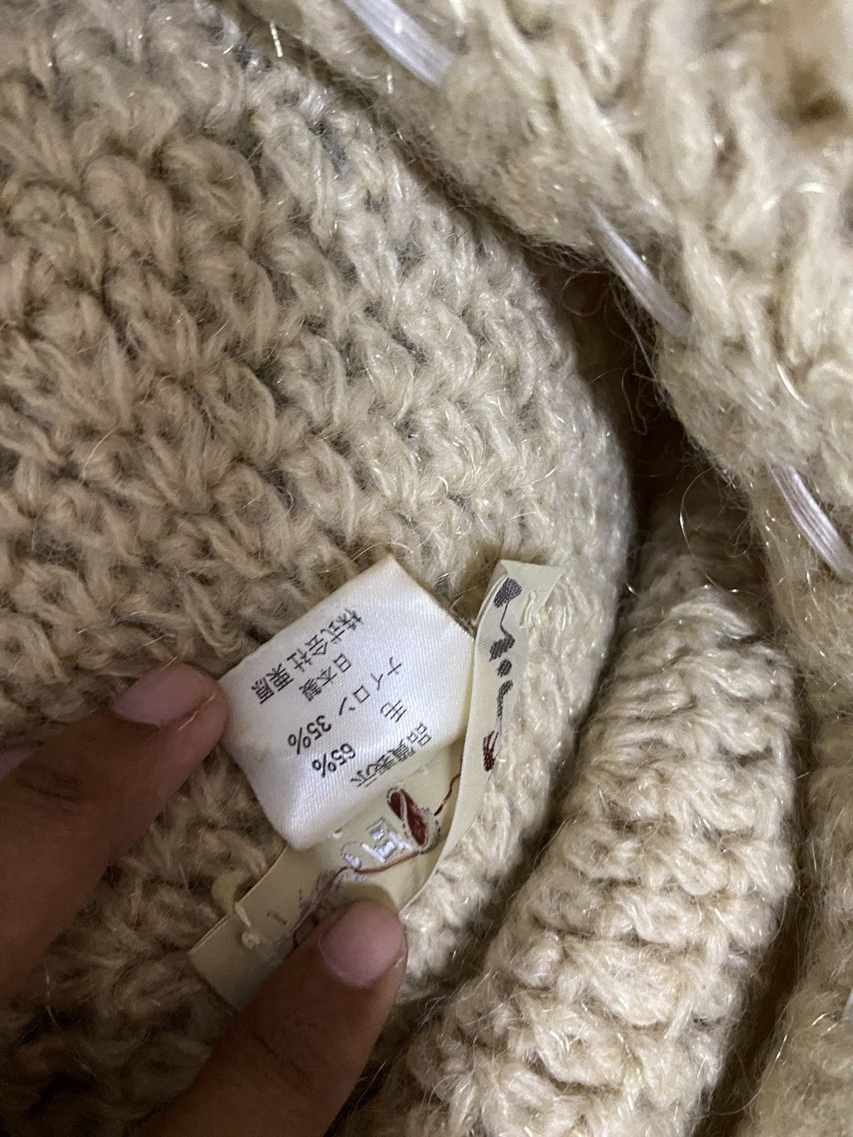 Japanese Brand Japanese Brand Milsa Second Knit Beanie Hat Size ONE SIZE - 6 Thumbnail