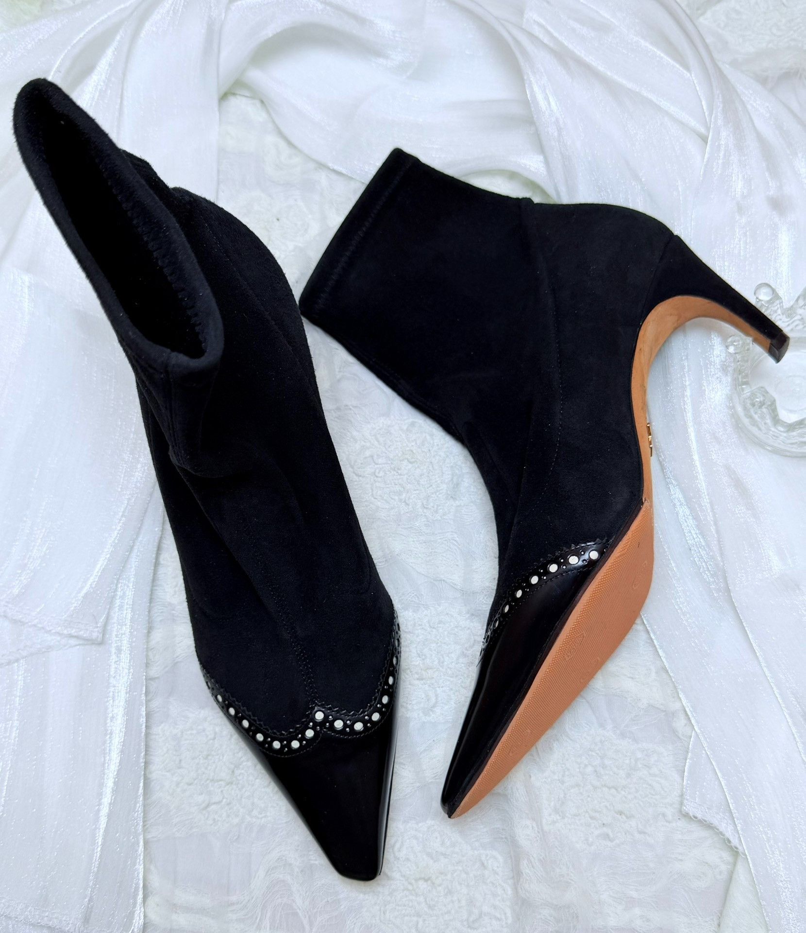 Dior Dior Suede Black Boots us_7 Women Size US 7 / IT 37 - 1 Thumbnail