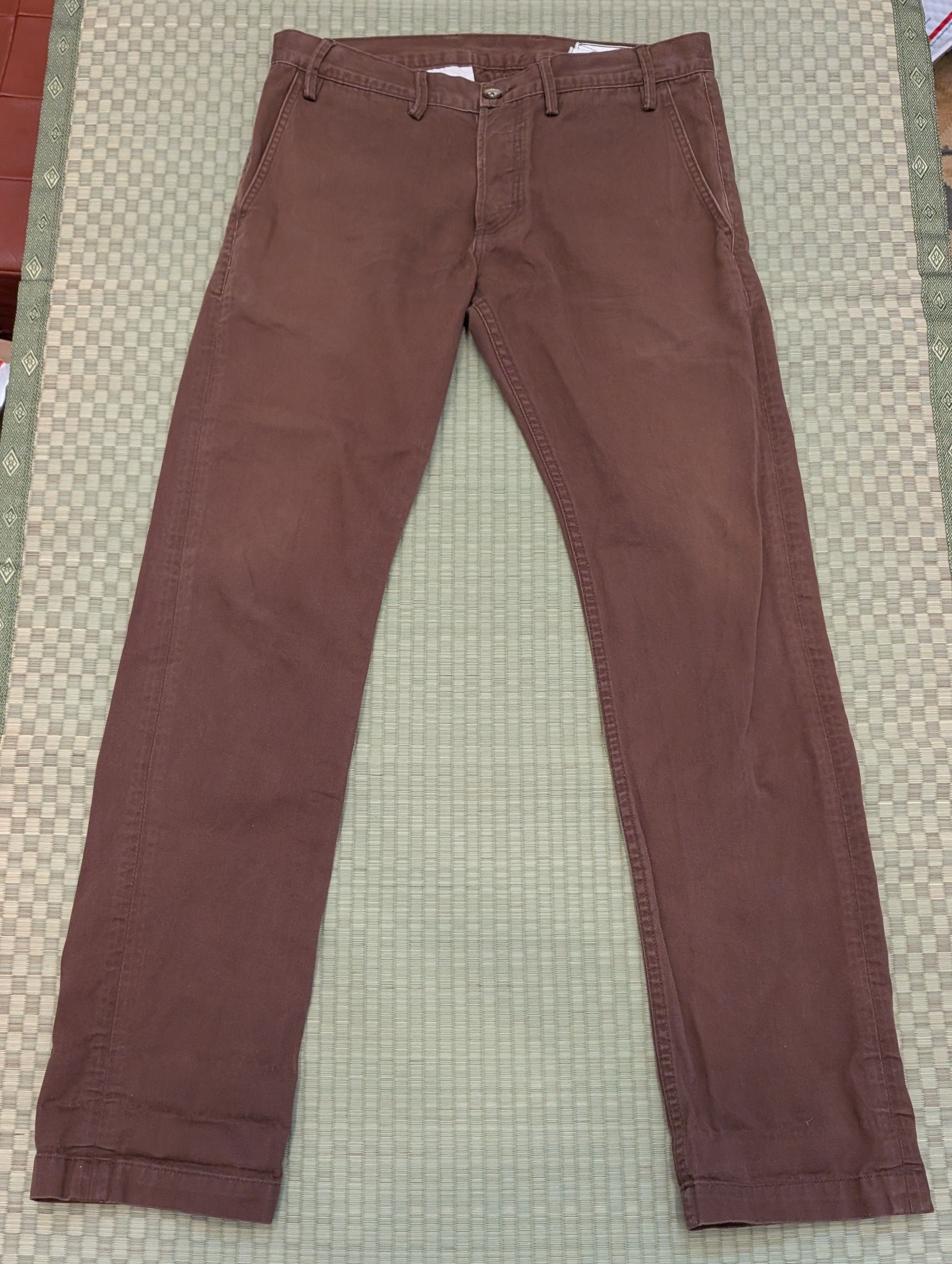 Rogue Territory RGT Rogue Territory Officer Trousers Slim Taper Nutmeg Size US 33 - 1 Thumbnail