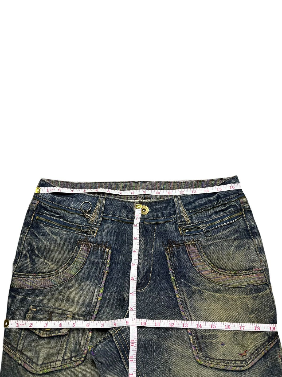 Japanese Brand Vintage Japanese Brand Mud Wash Distressed Baggy Jeans Size US 33 - 14 Thumbnail