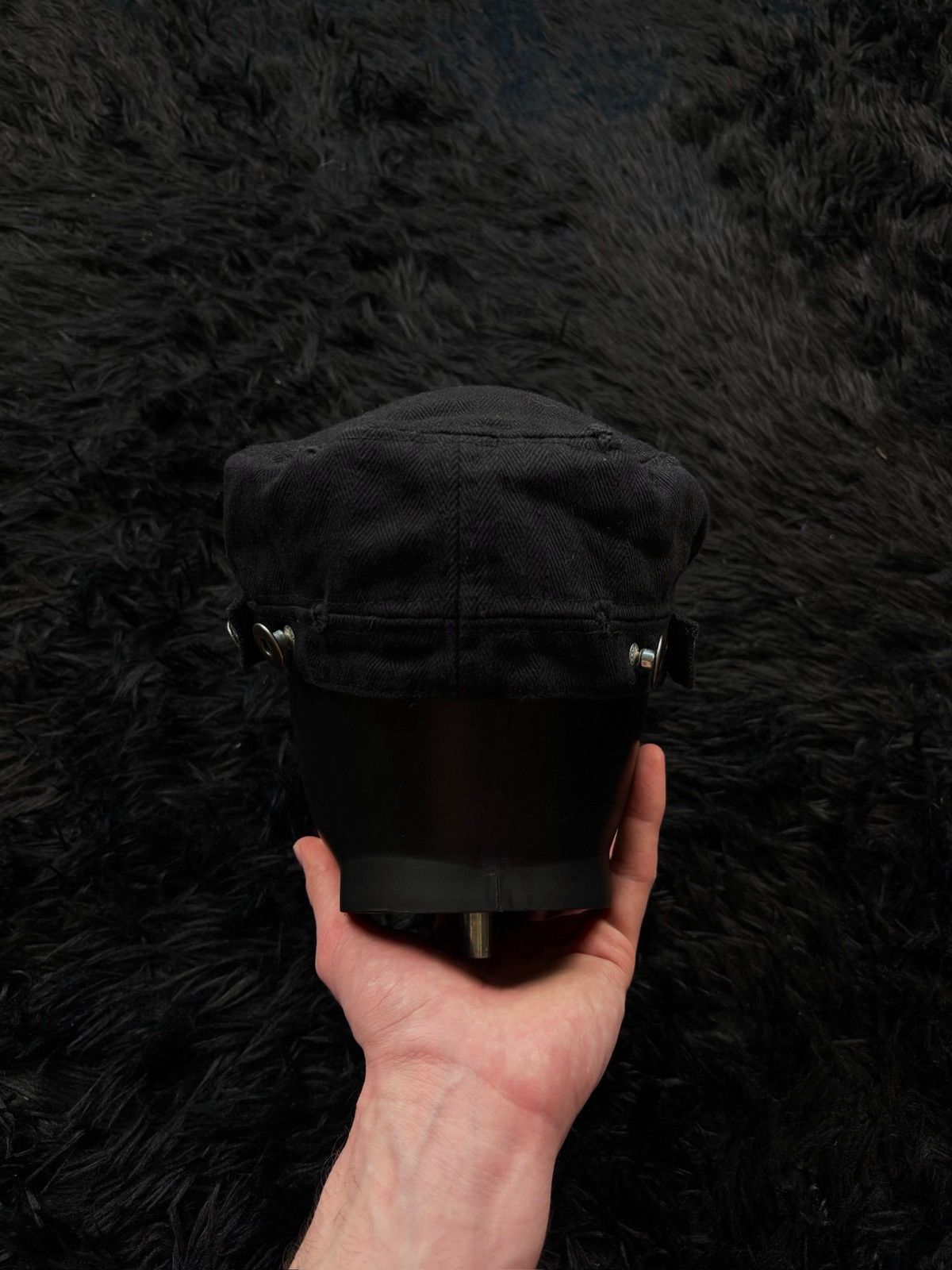 Le Grande Bleu (L.G.B.) LGB Style Archive Avant Garde Military Cap Hat Size ONE SIZE - 6 Thumbnail