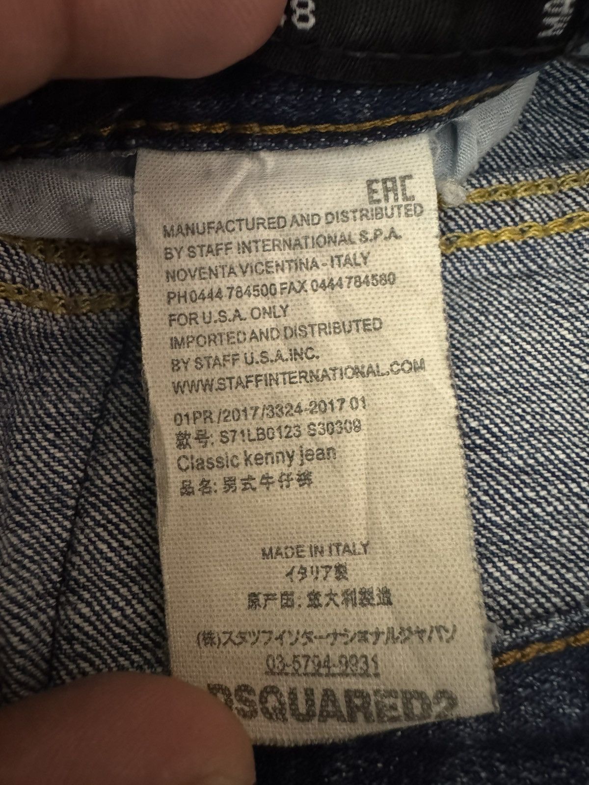 Dsquared2 Rare DSQUARED2 skinny fit denim jeans Size US 31 - 9 Thumbnail